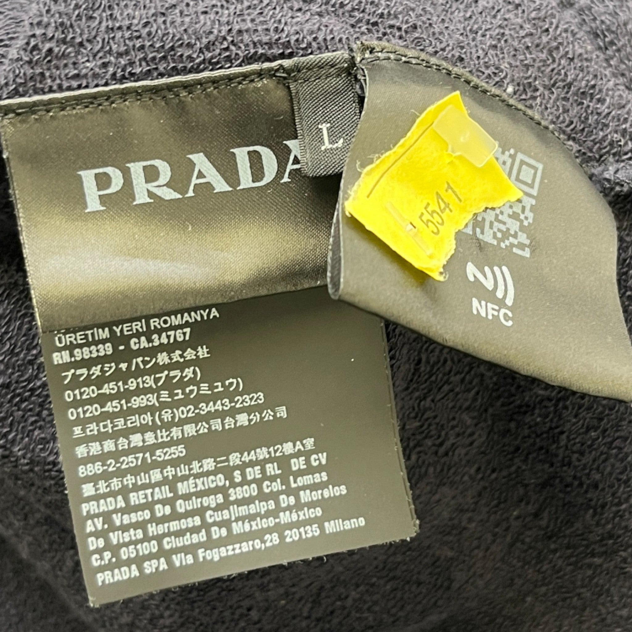 Men's Patch Logo Track Jacket Blue Size L