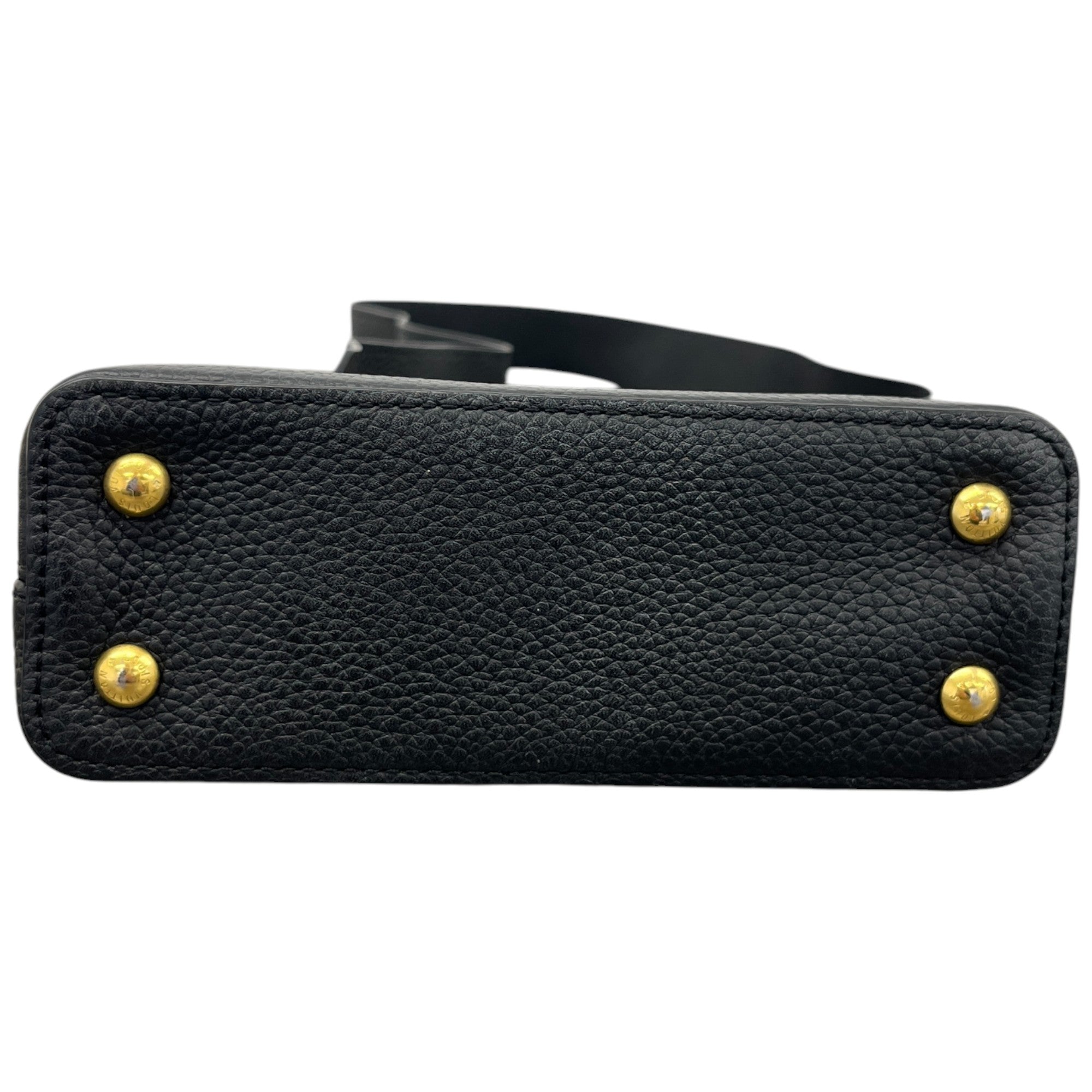 Women's Capucines Mini Python Handbag Black