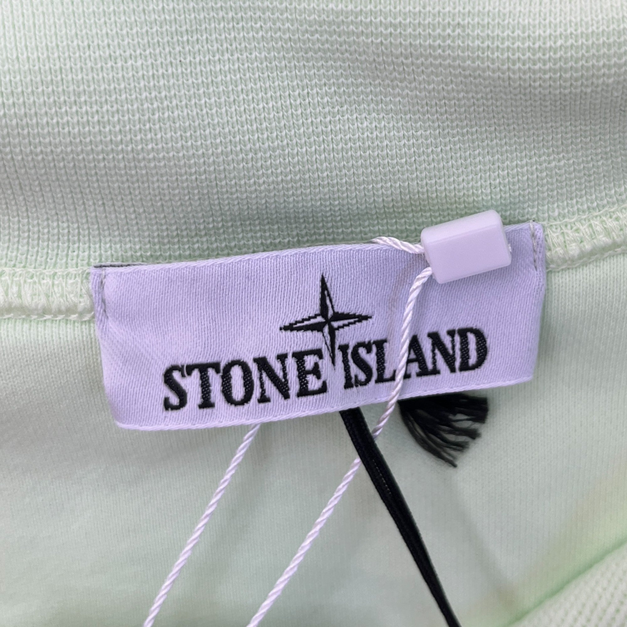 Men's Applique Logo 1/4 Zip Jumper Green Size S