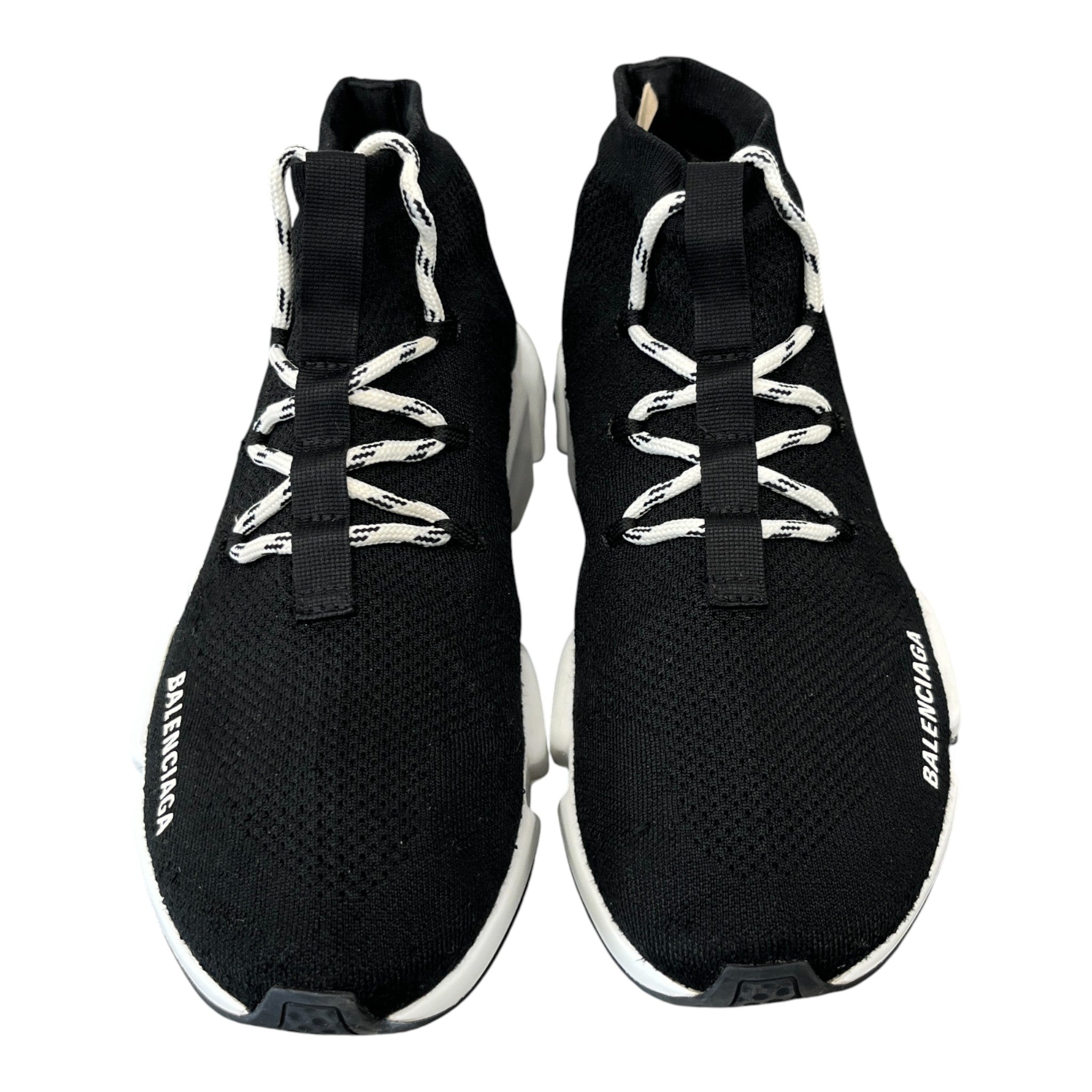 Men's Speed Lace-Up High Trainers Black Size EU 41 / UK 7