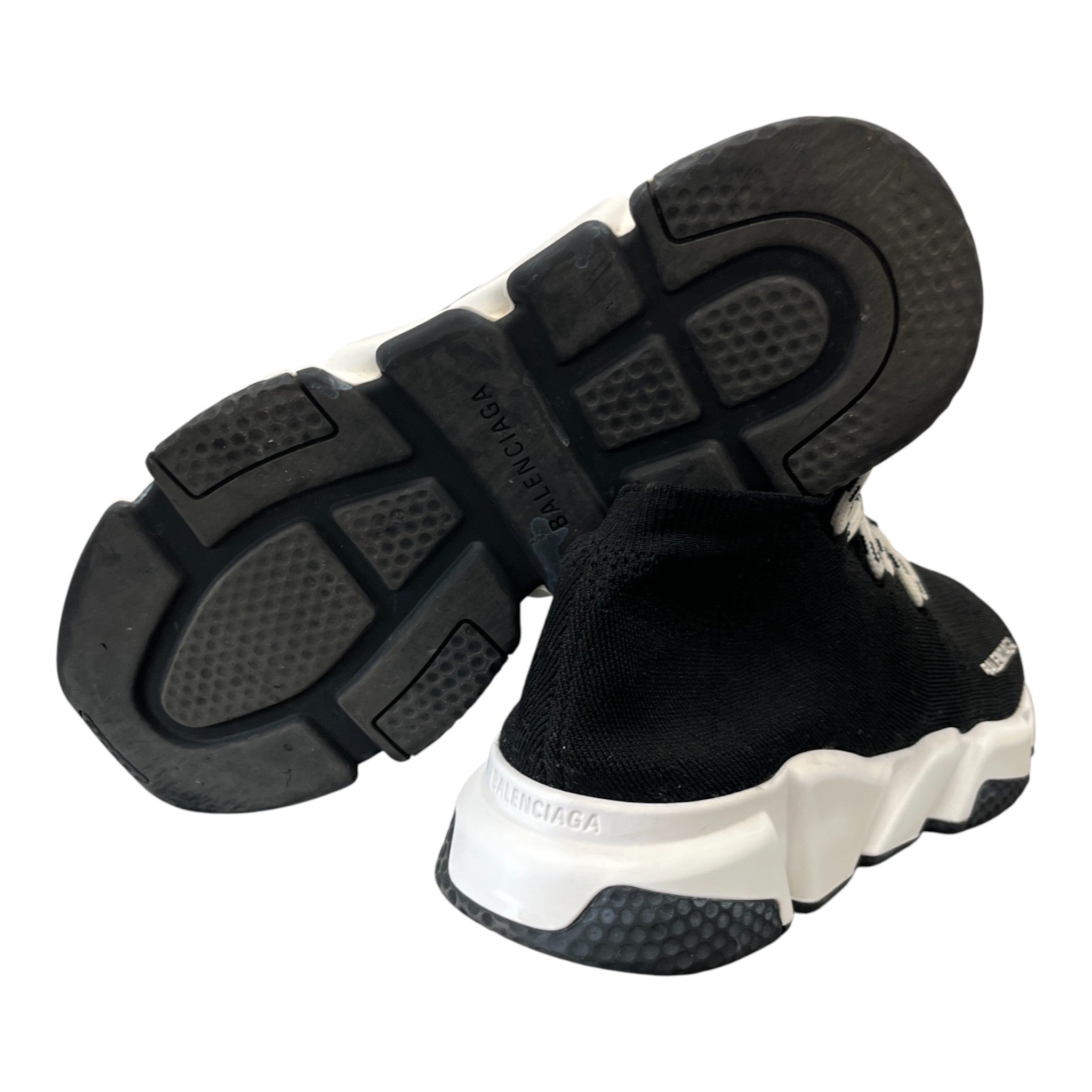 Men's Speed Lace-Up High Trainers Black Size EU 41 / UK 7