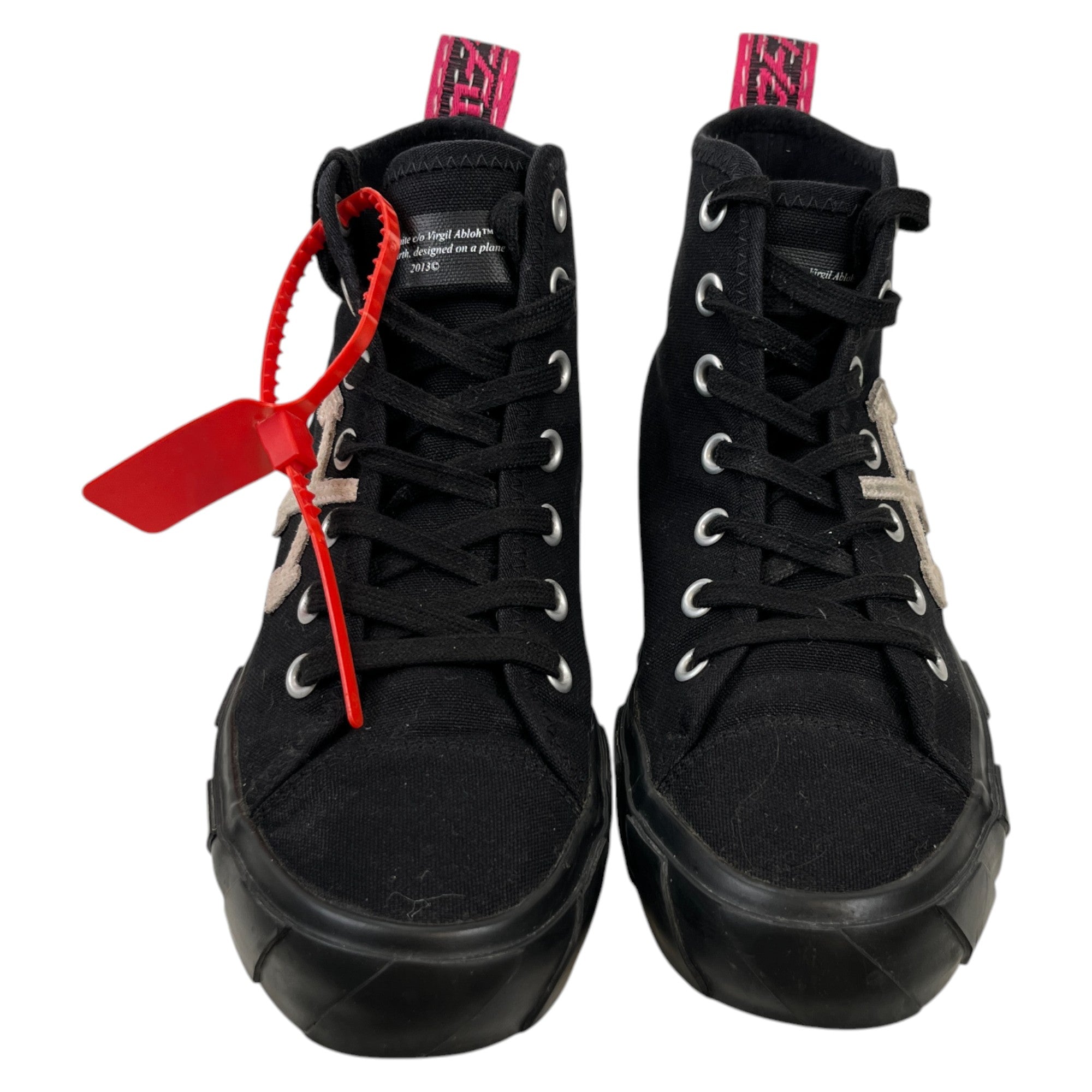 Men's Vulcanised High Trainers Black Size EU 40 / UK 6