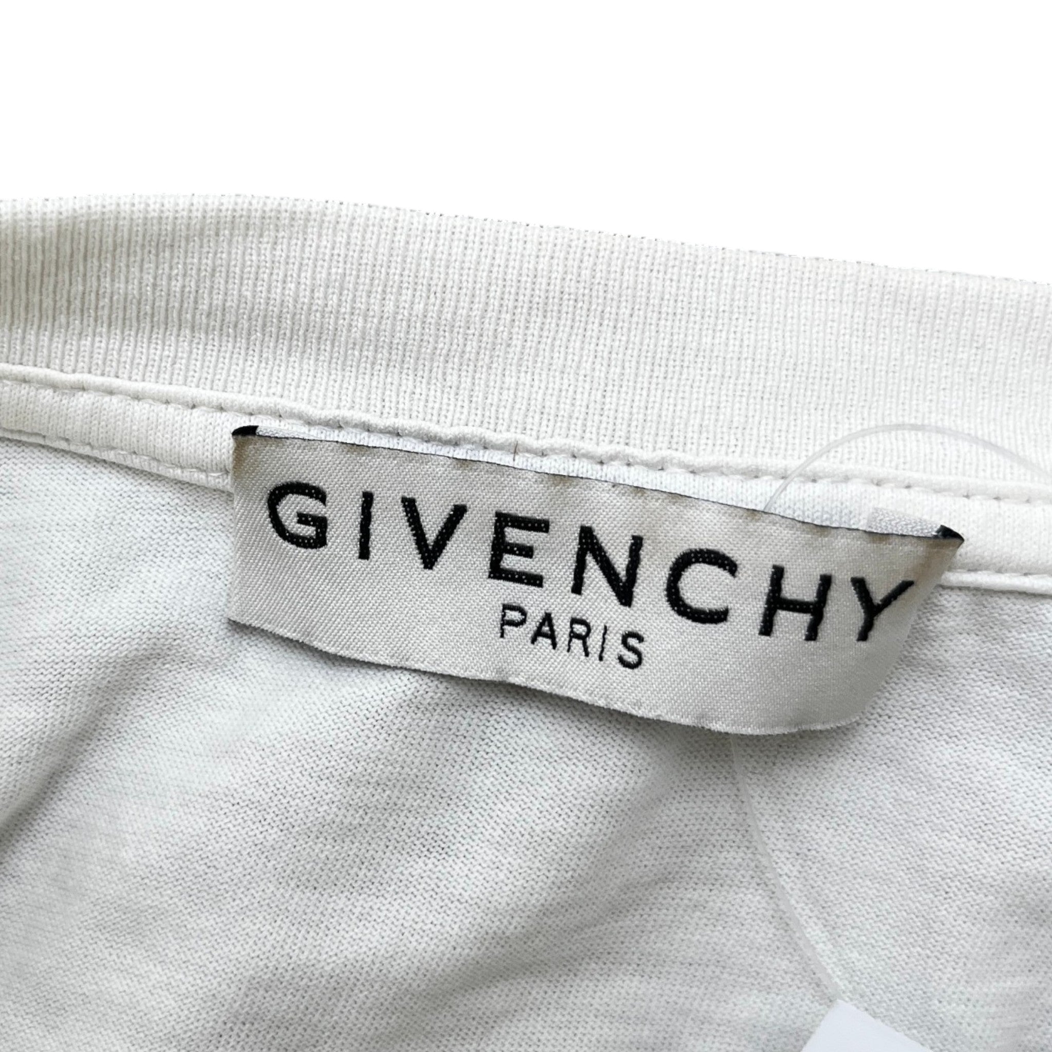 Men's Logo Print T-Shirt White Size S