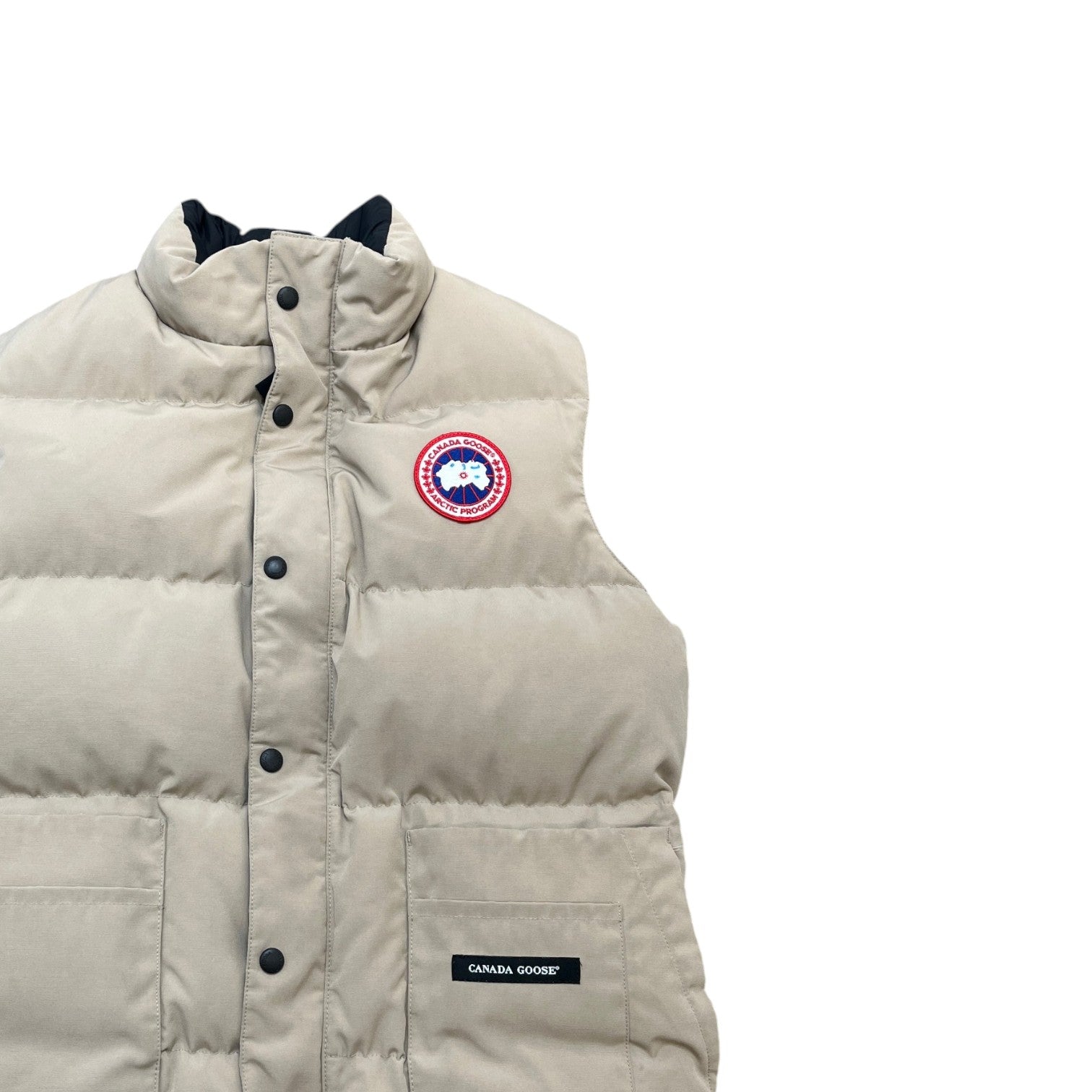 Men's Freestyle Gilet Beige Size XS
