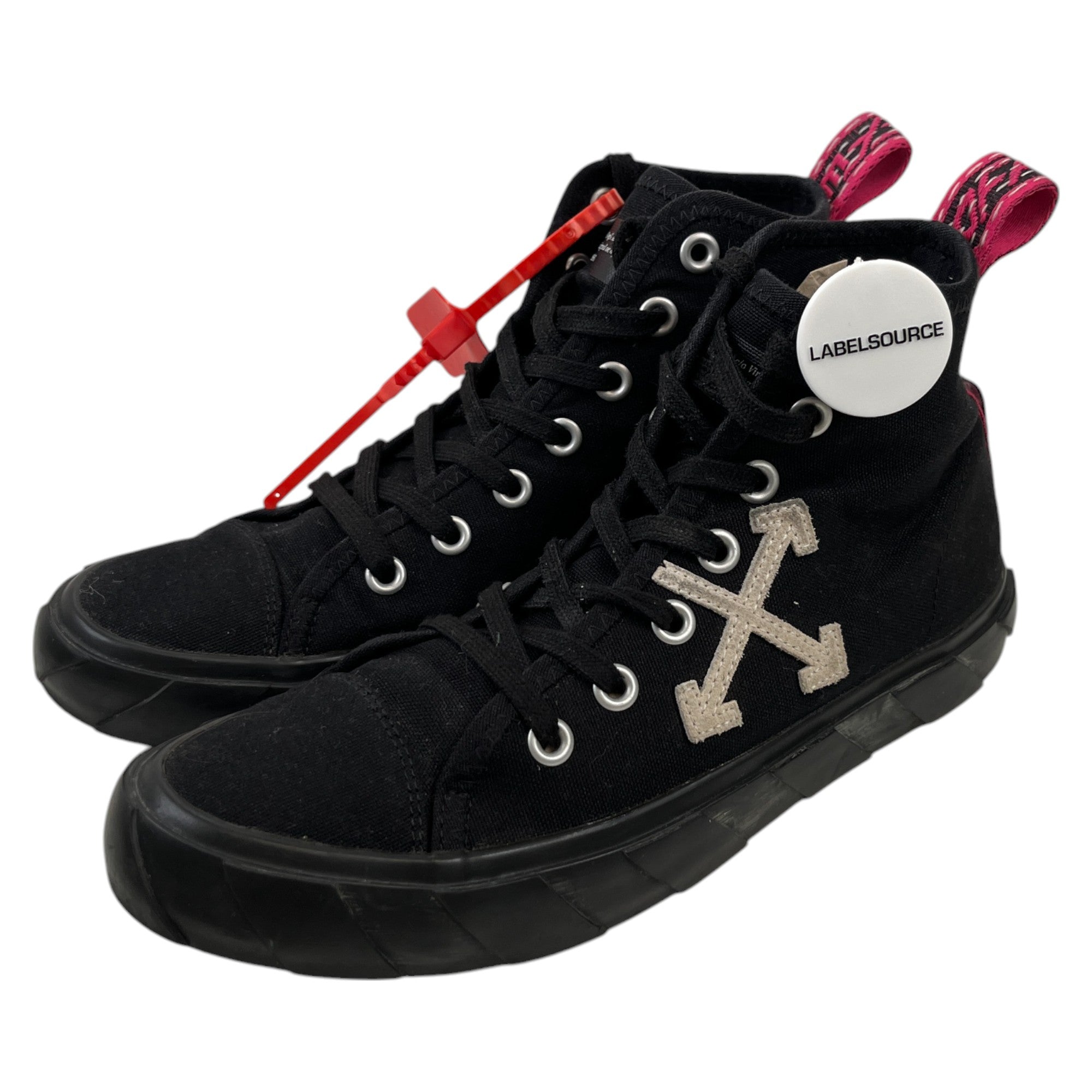 Men's Vulcanised High Trainers Black Size EU 40 / UK 6