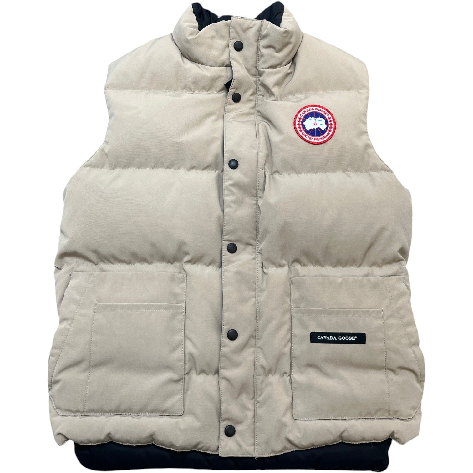 Men's Freestyle Gilet Beige Size XS