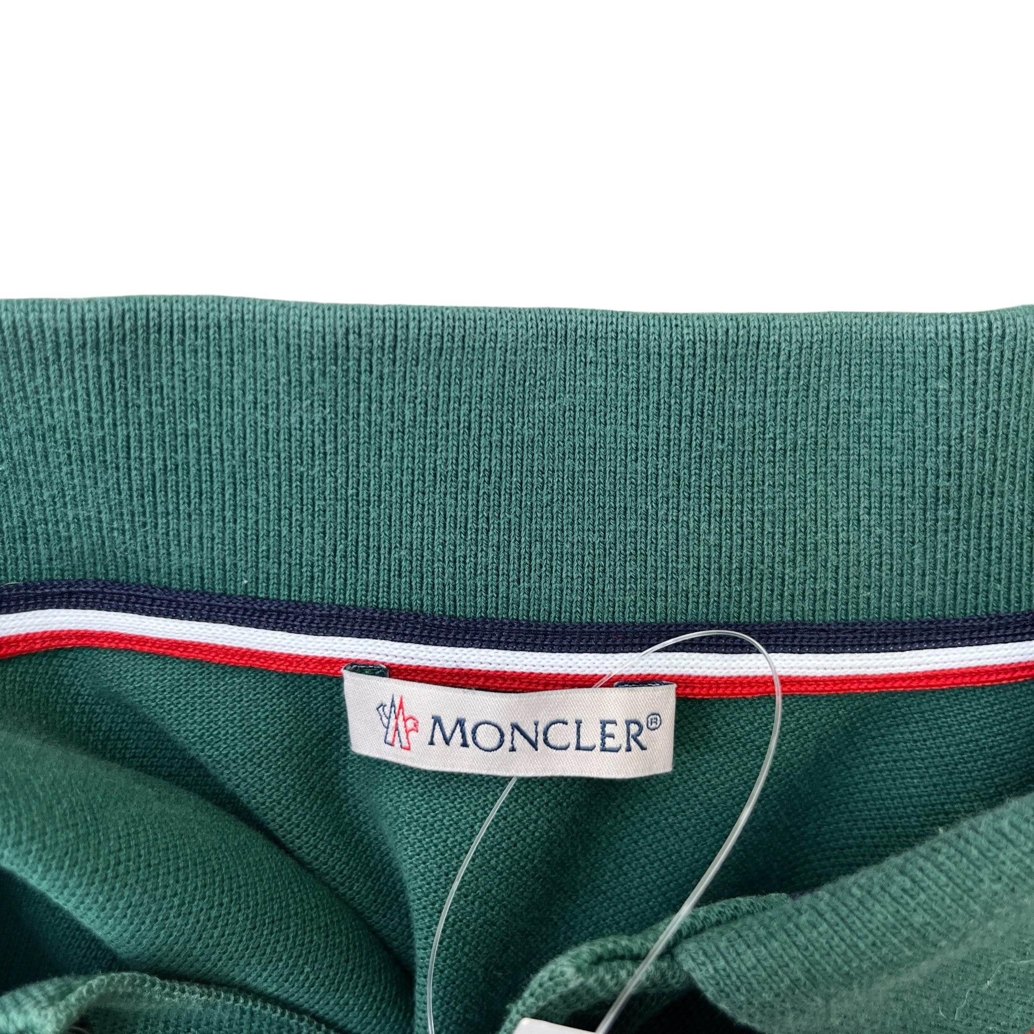 Men's Maglia Manica Corta Polo Shirt Green Size S