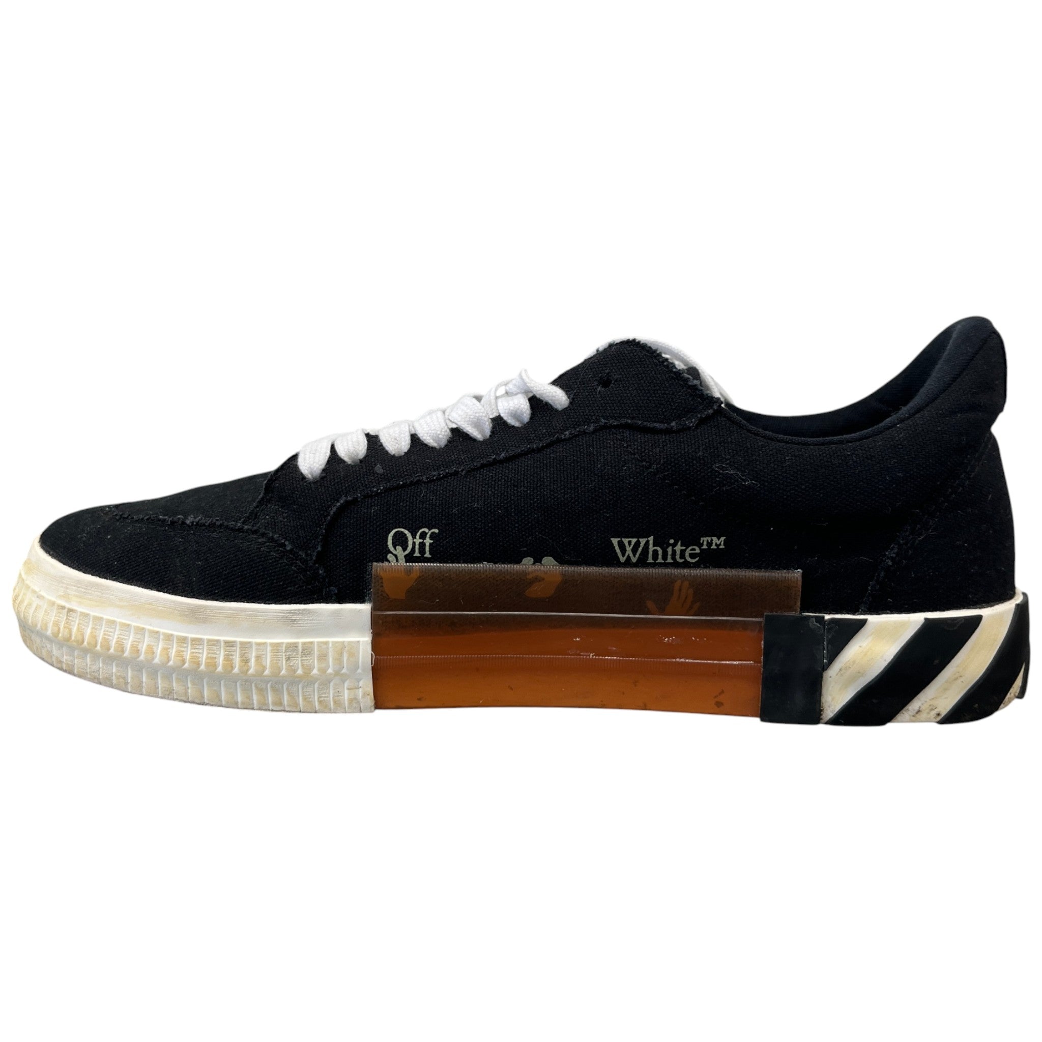 Men's Vulcanized Low Trainers Black Size EU 43 / UK 9