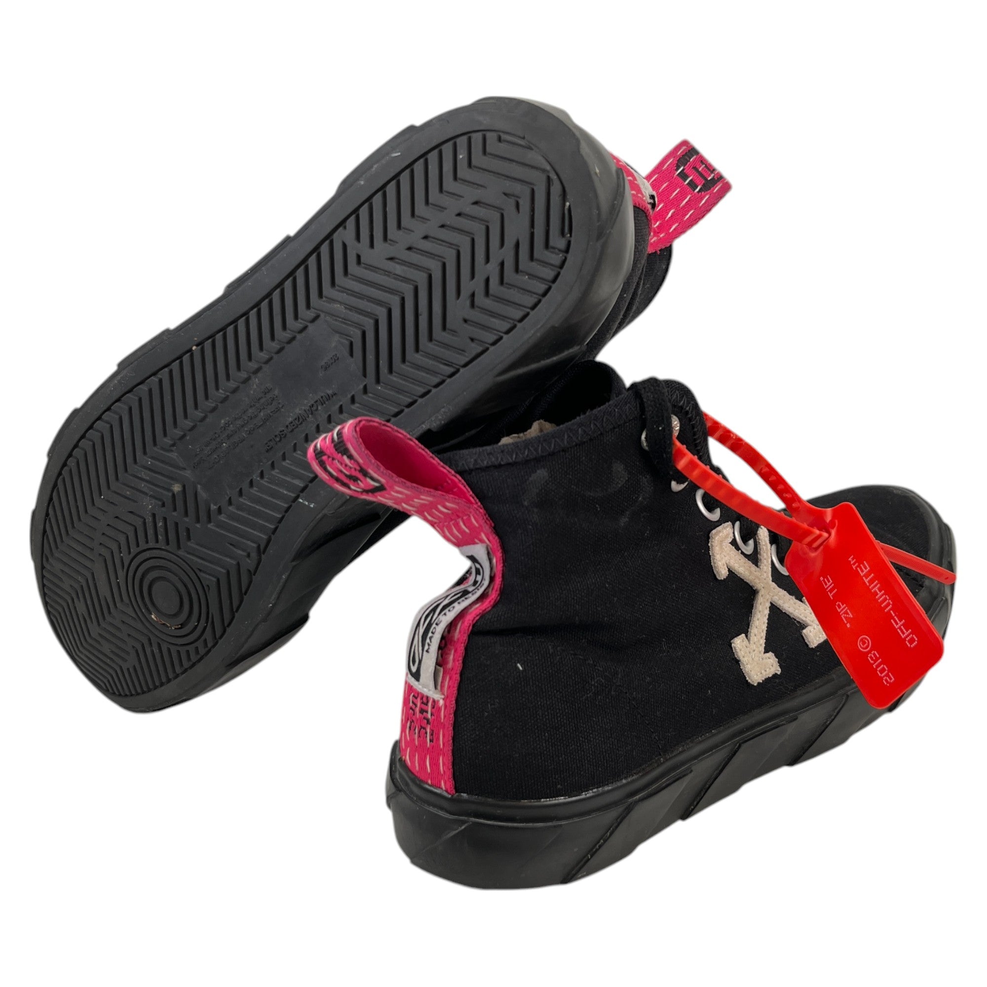 Men's Vulcanised High Trainers Black Size EU 40 / UK 6