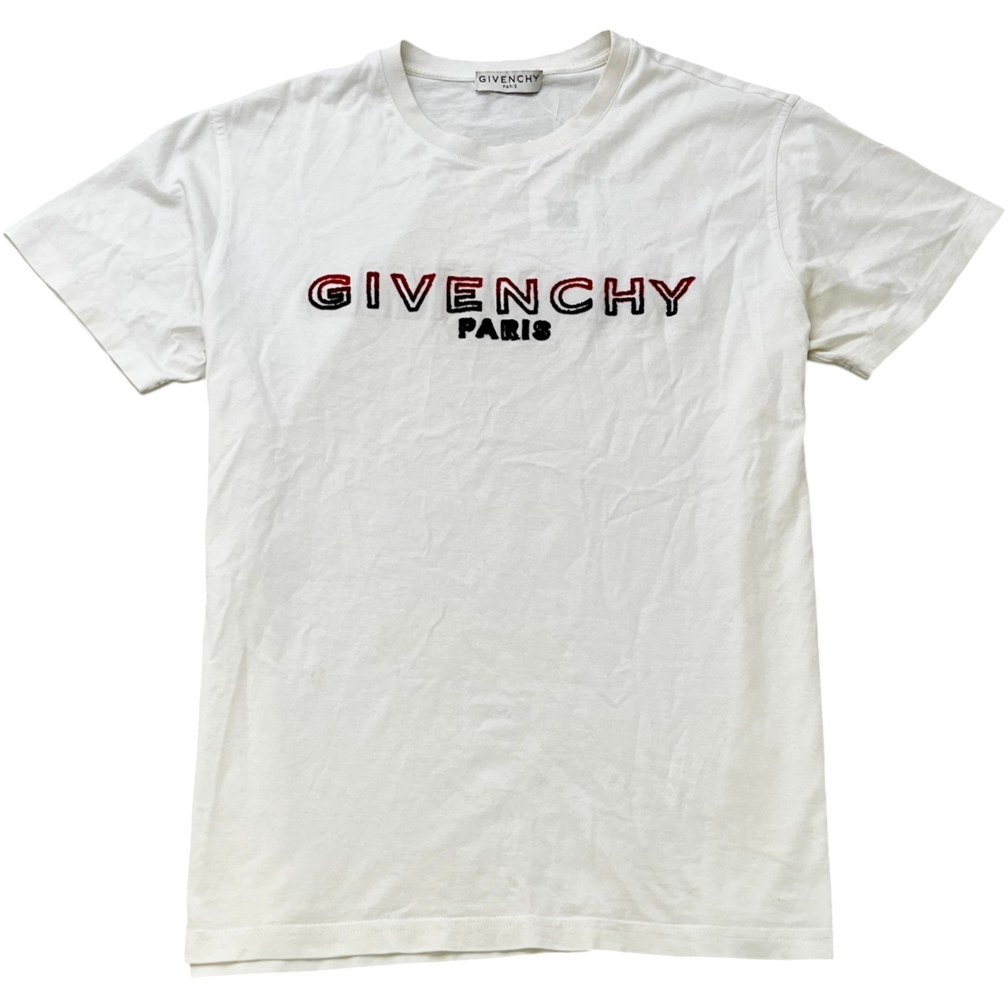 Men's Logo Print T-Shirt White Size S