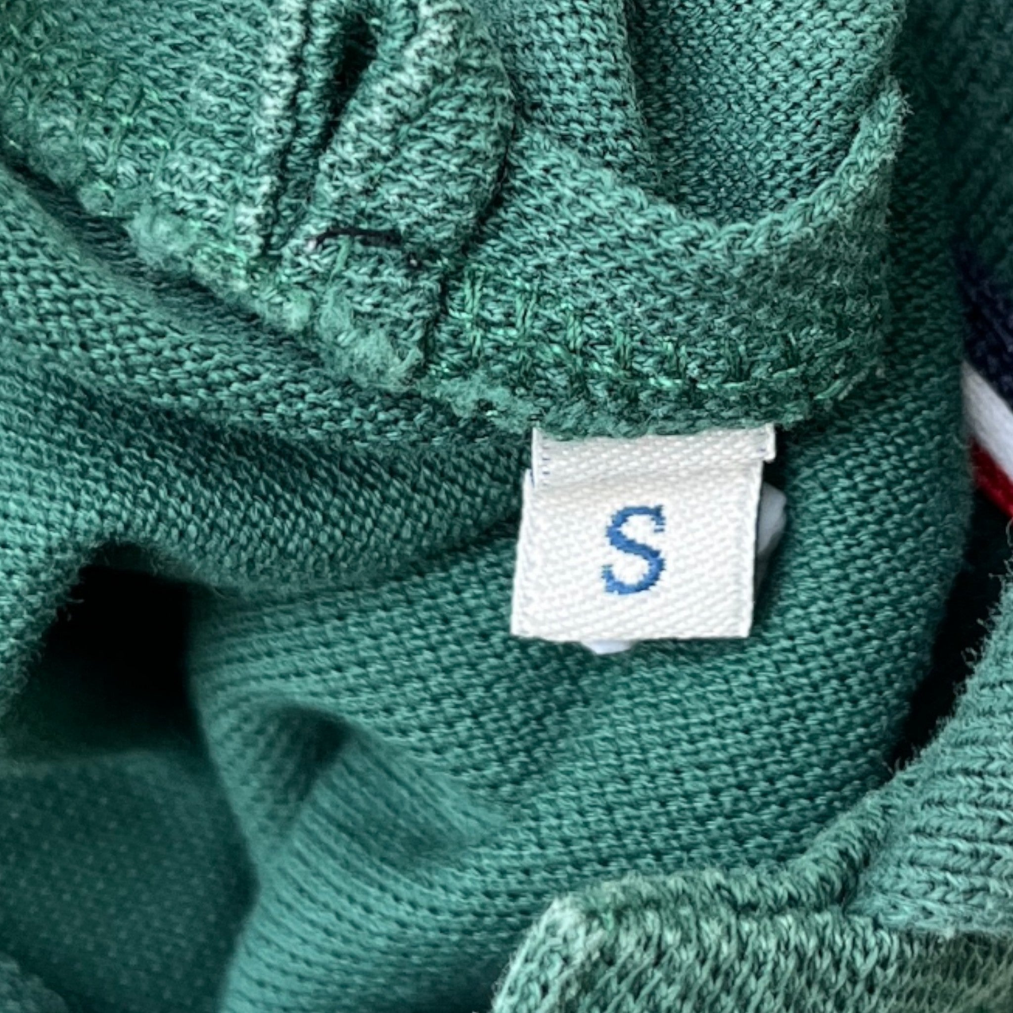 Men's Maglia Manica Corta Polo Shirt Green Size S