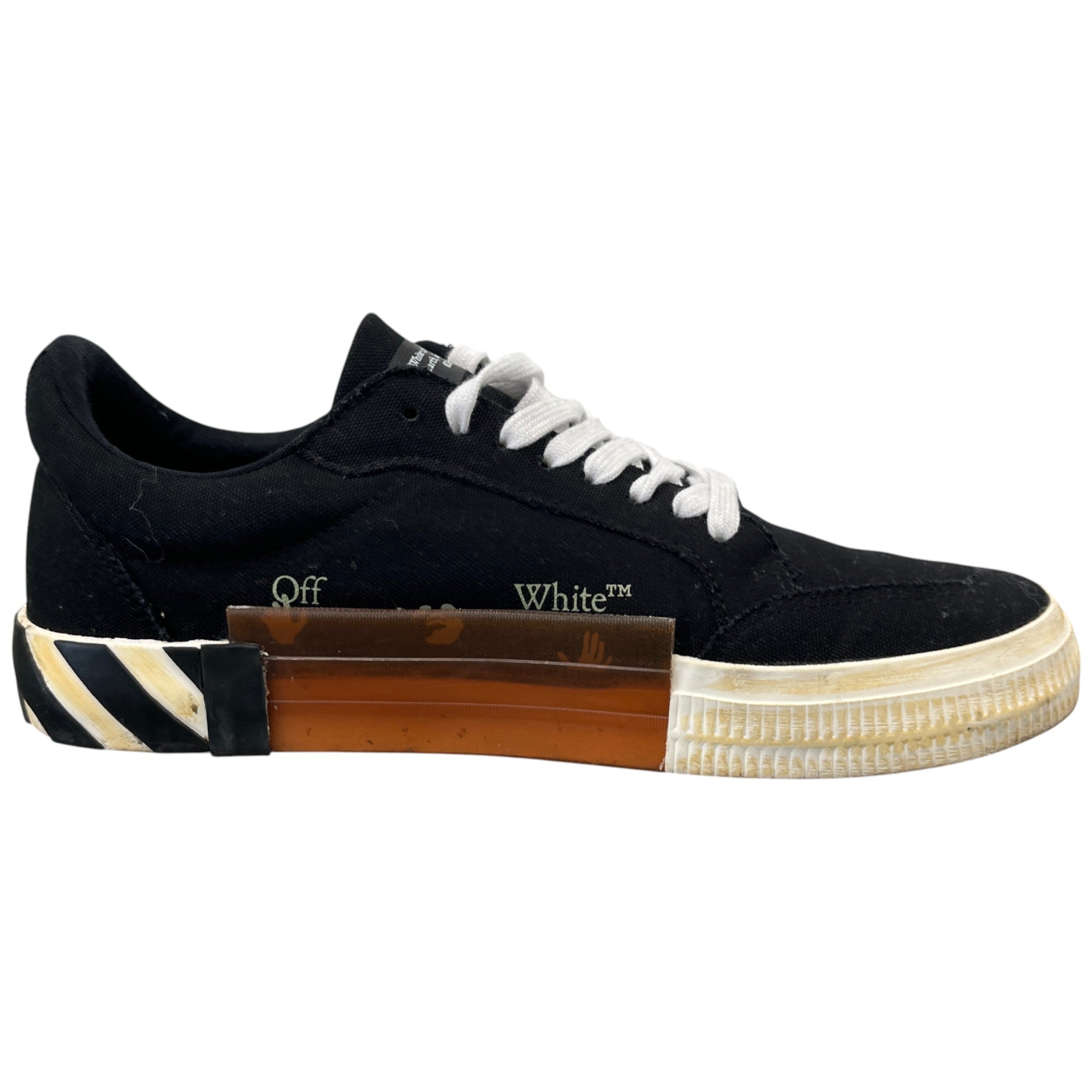 Men's Vulcanized Low Trainers Black Size EU 43 / UK 9