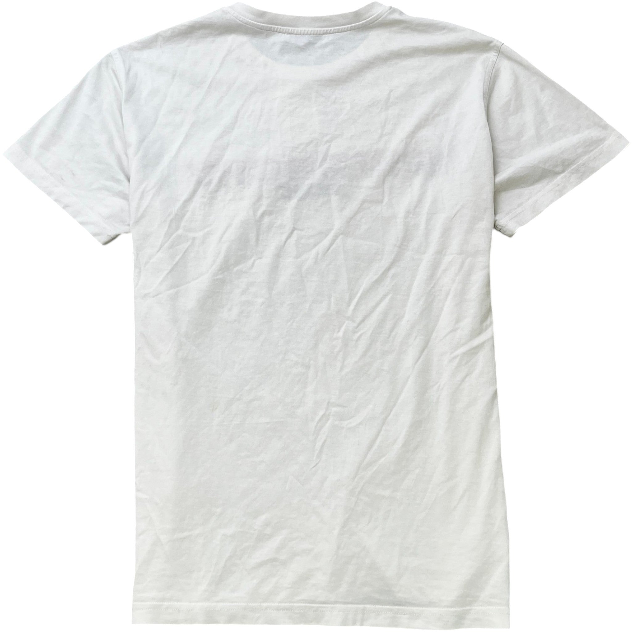 Men's Logo Print T-Shirt White Size S