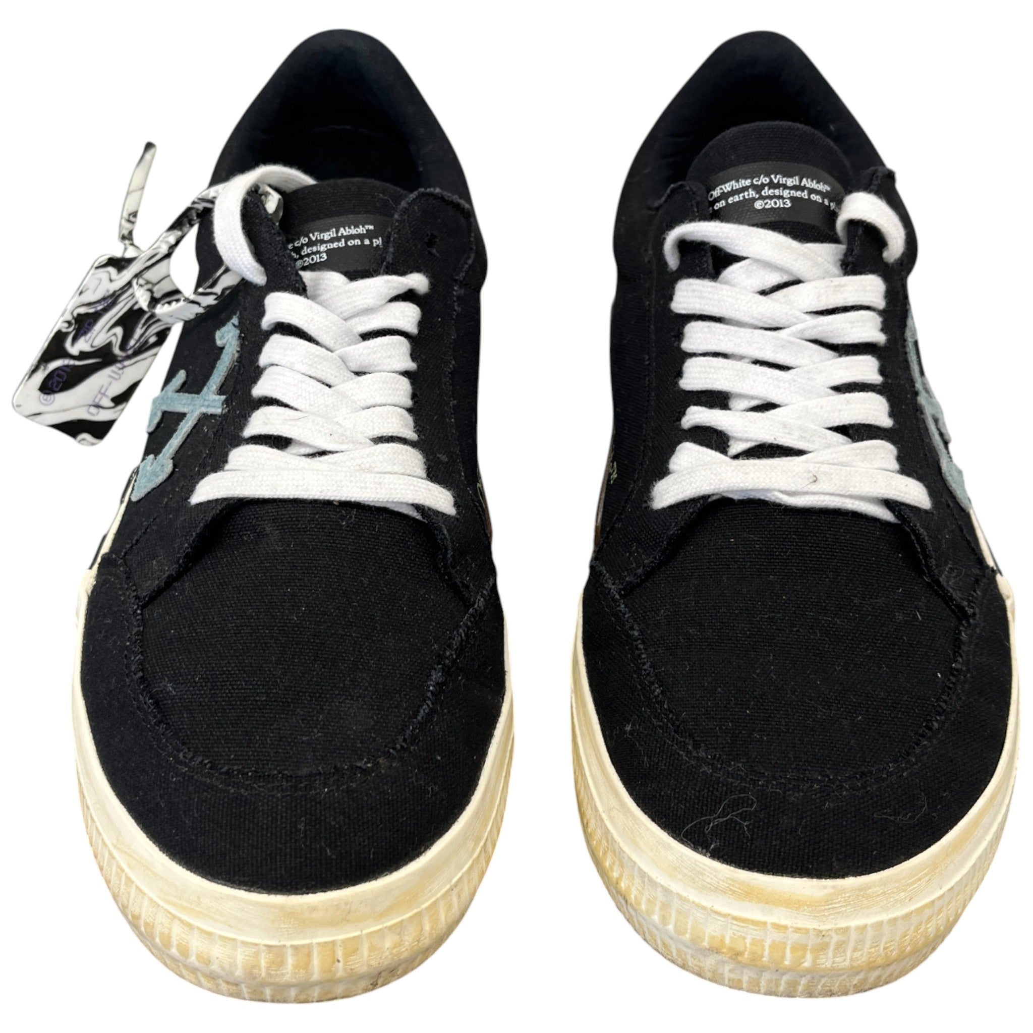 Men's Vulcanized Low Trainers Black Size EU 43 / UK 9