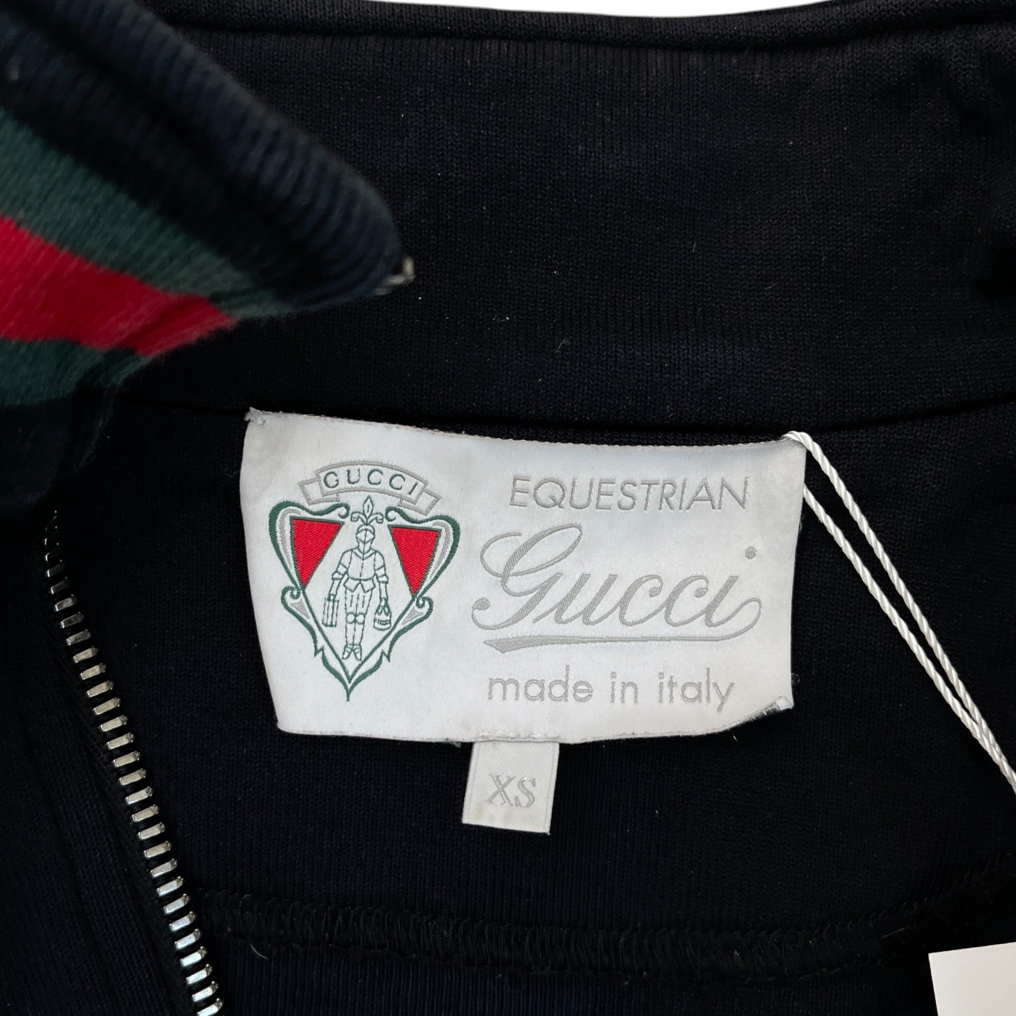 Women's Equestrian Bomber Jacket Black Size XS