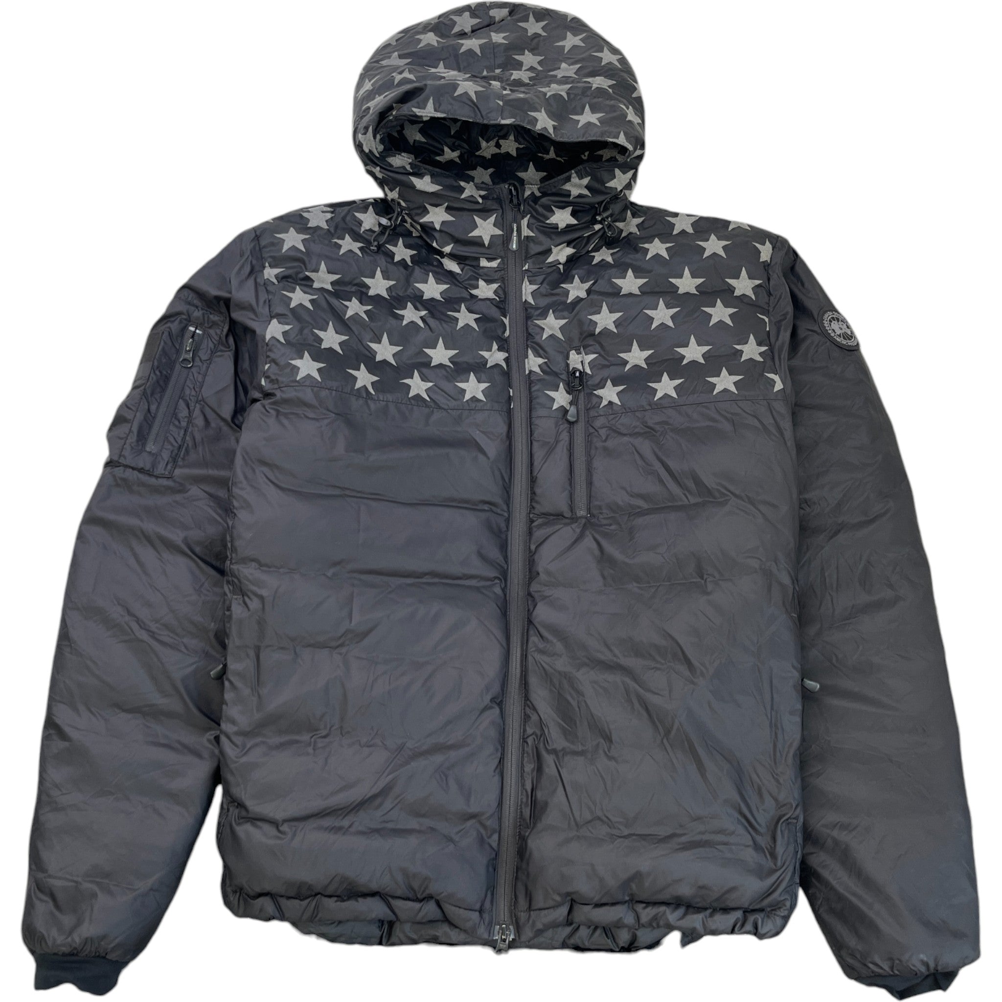 Men's Crawford Hoody Down Jacket Black Size XL