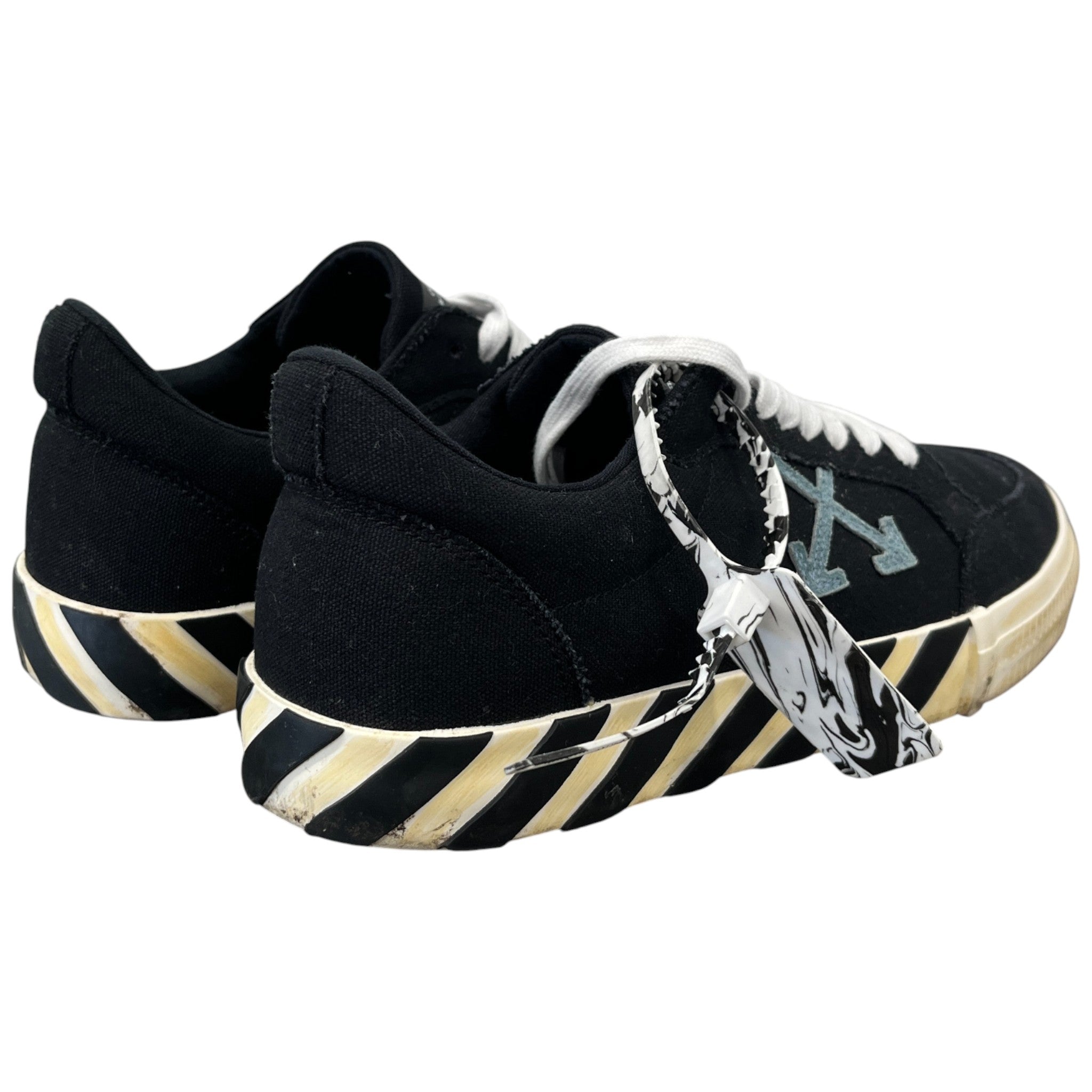 Men's Vulcanized Low Trainers Black Size EU 43 / UK 9