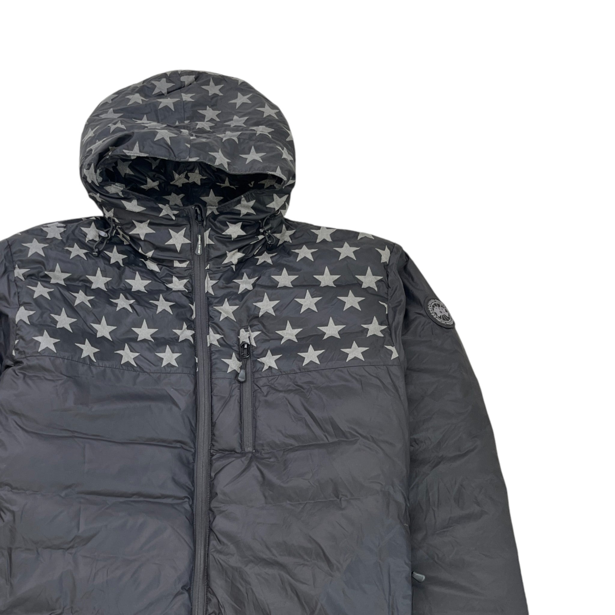 Men's Crawford Hoody Down Jacket Black Size XL