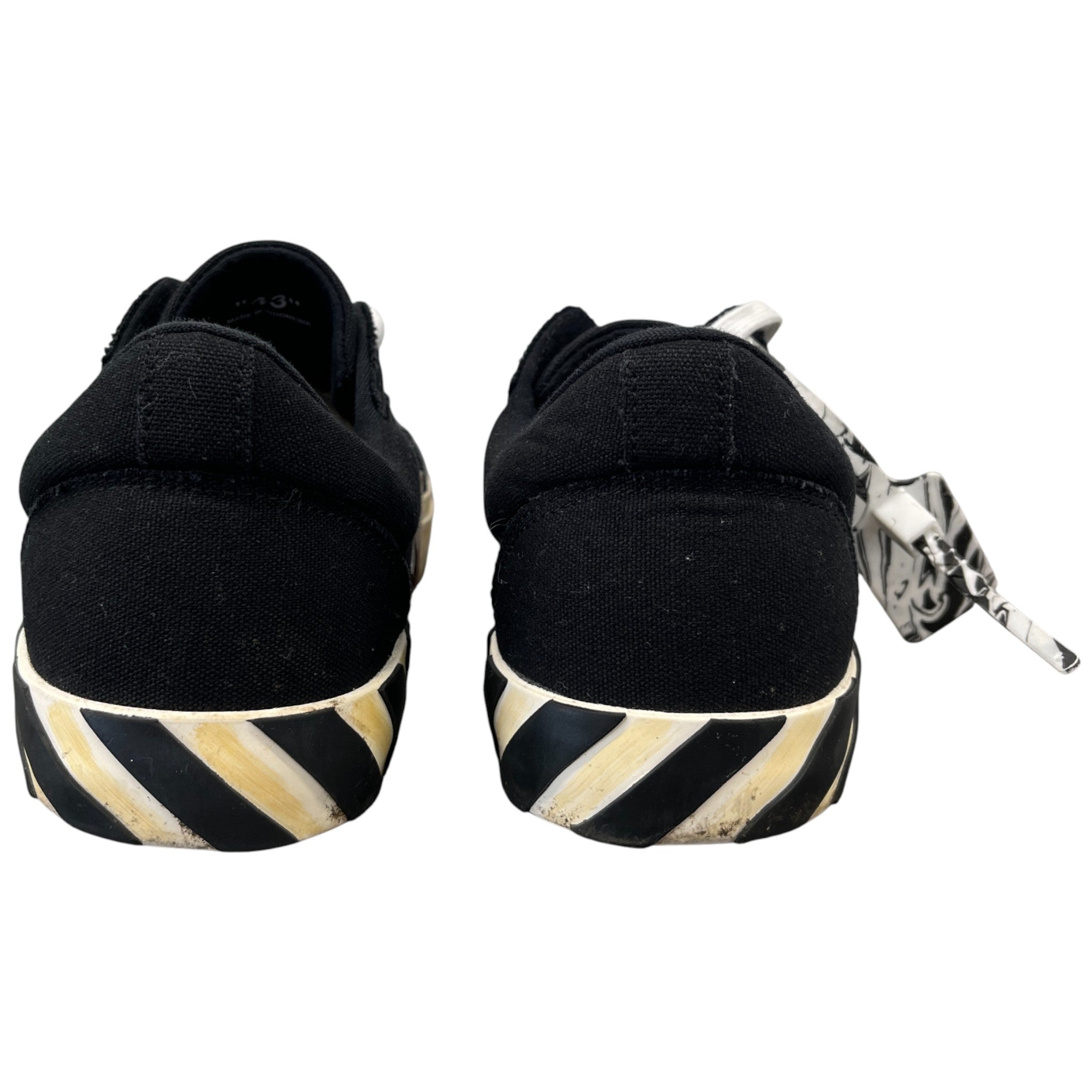 Men's Vulcanized Low Trainers Black Size EU 43 / UK 9