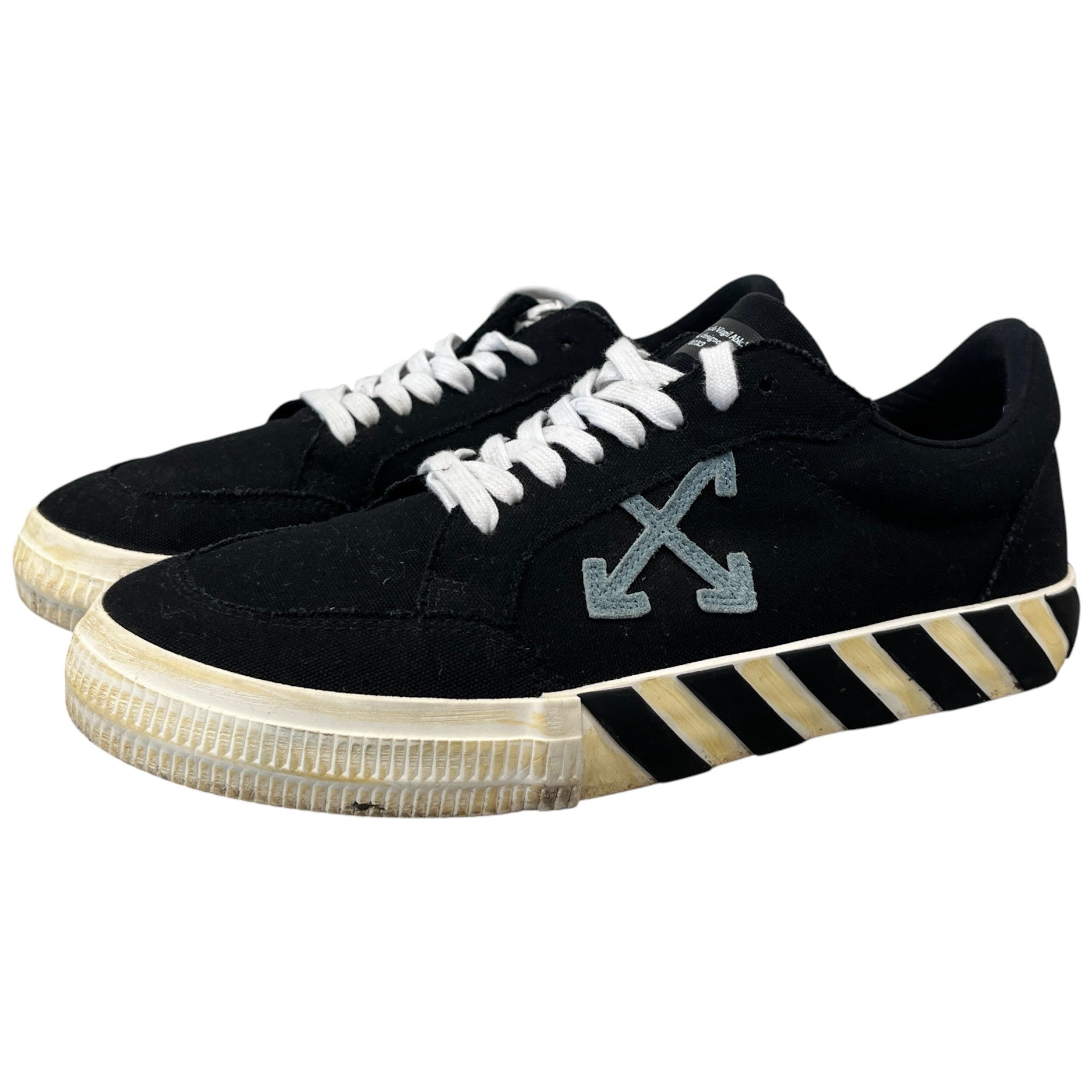 Men's Vulcanized Low Trainers Black Size EU 43 / UK 9