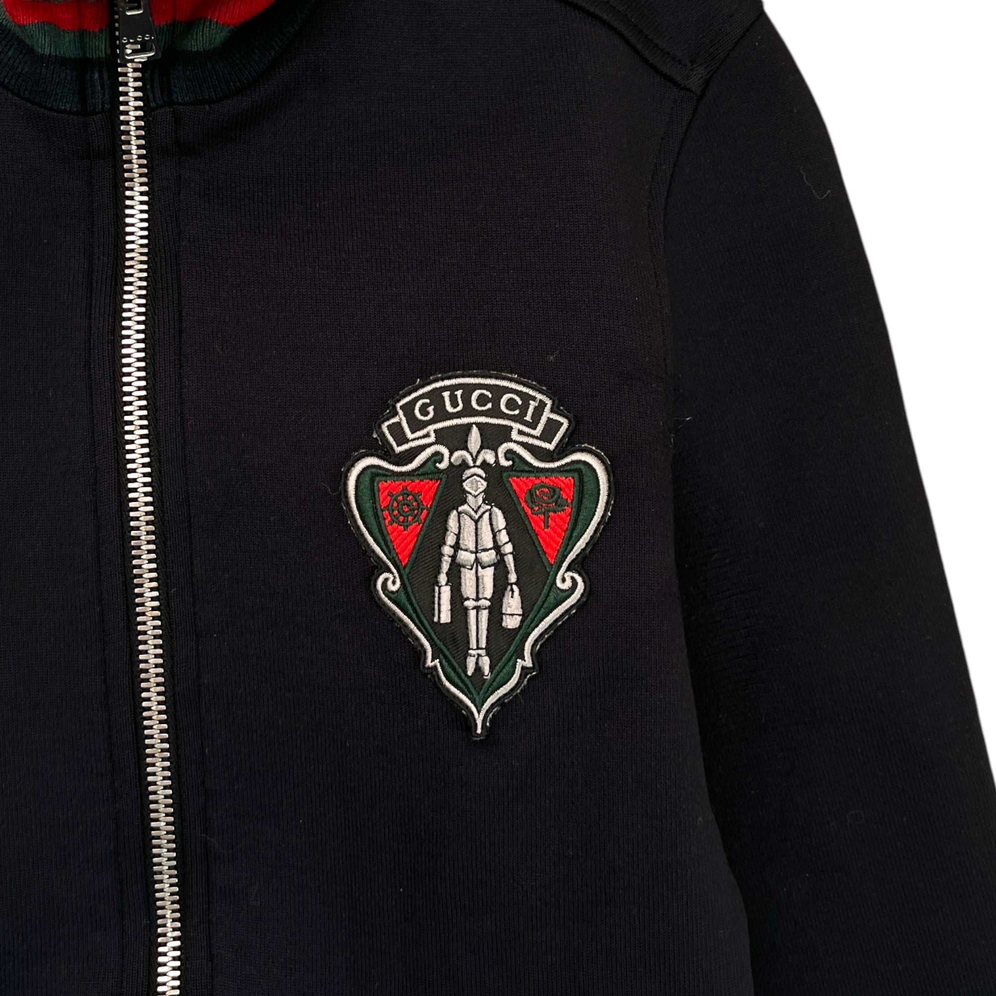 Women's Equestrian Bomber Jacket Black Size XS