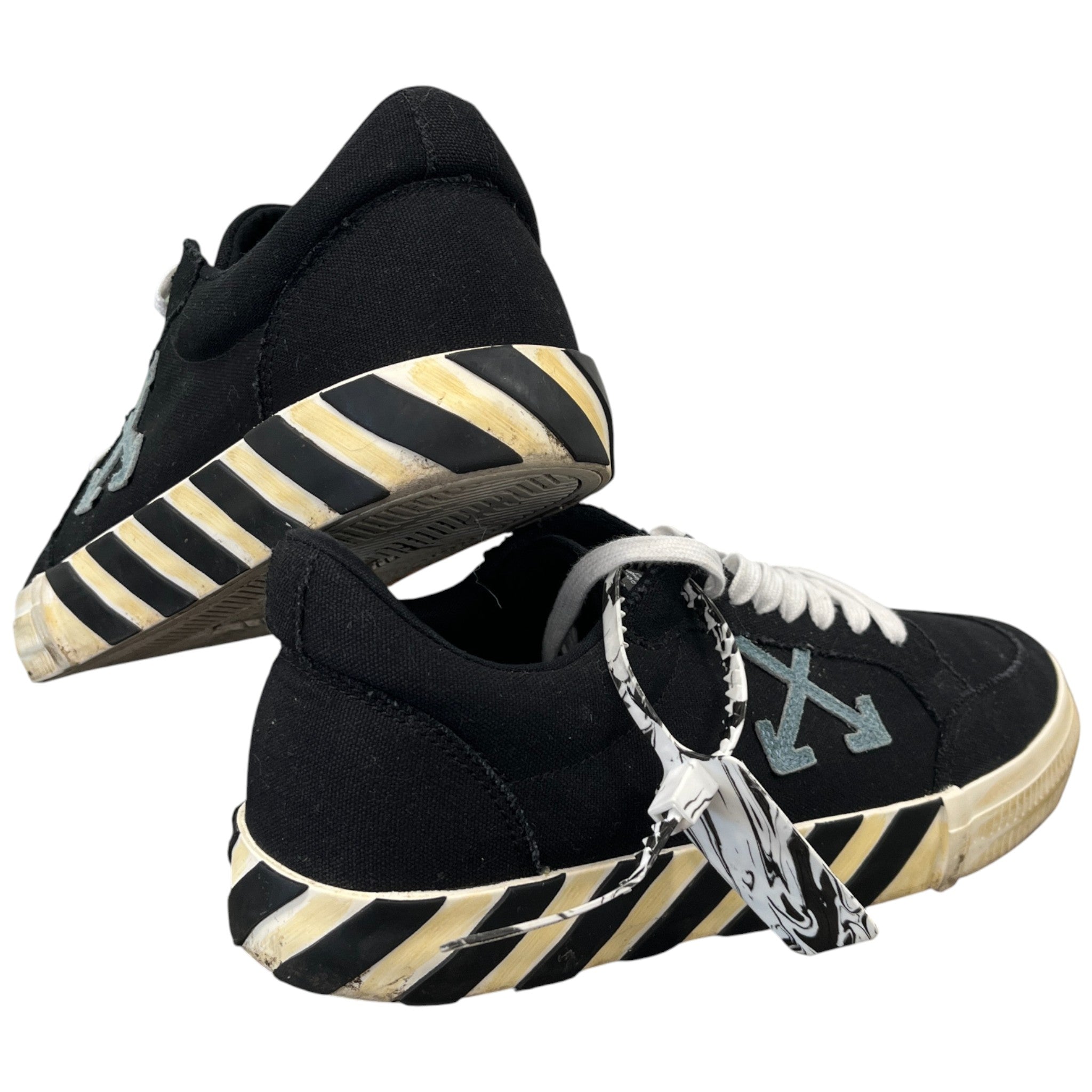 Men's Vulcanized Low Trainers Black Size EU 43 / UK 9