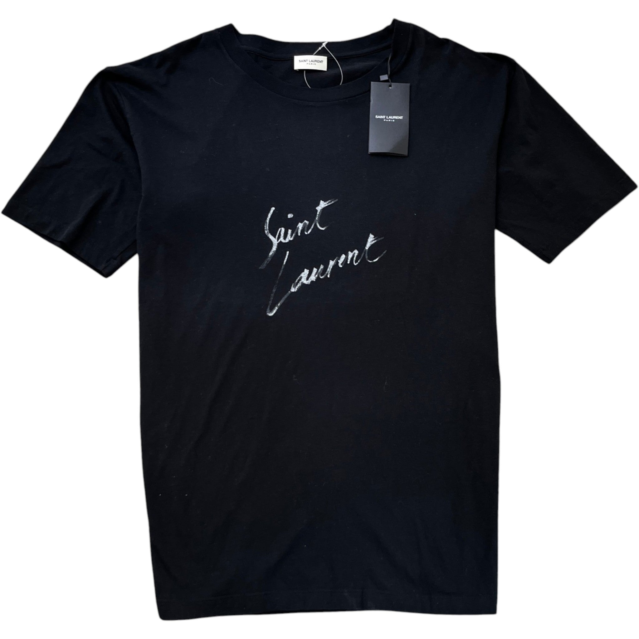 Men's Signature Logo T-Shirt Black Size S