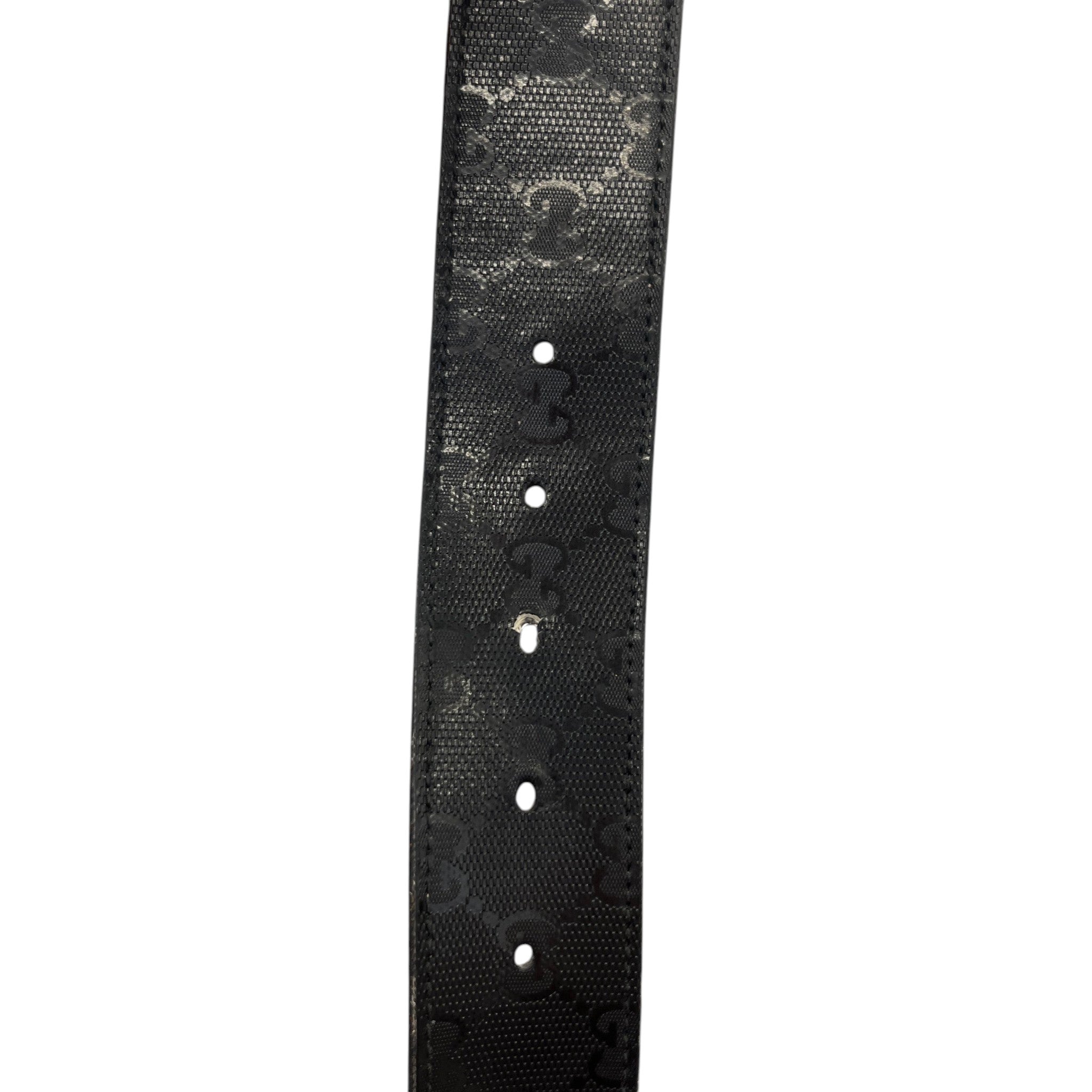 Men's Interlocking G Belt Black Size Waist 36"