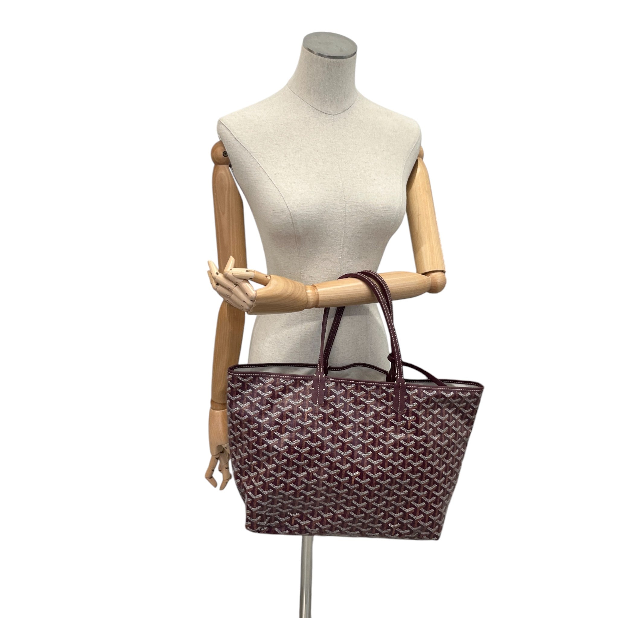Women's Saint Louis Gm Tote Bag Burgundy