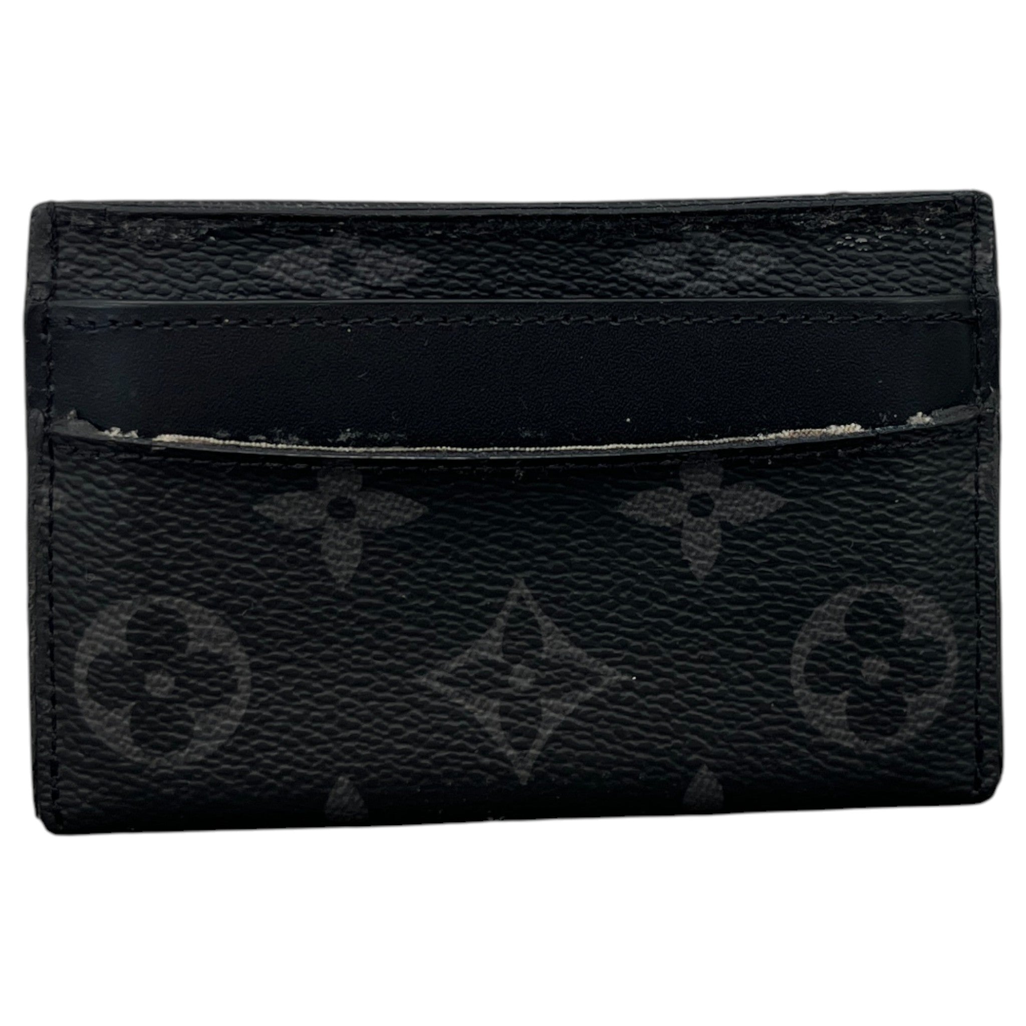 Men's Monogram Eclipse Double Card Holder Black