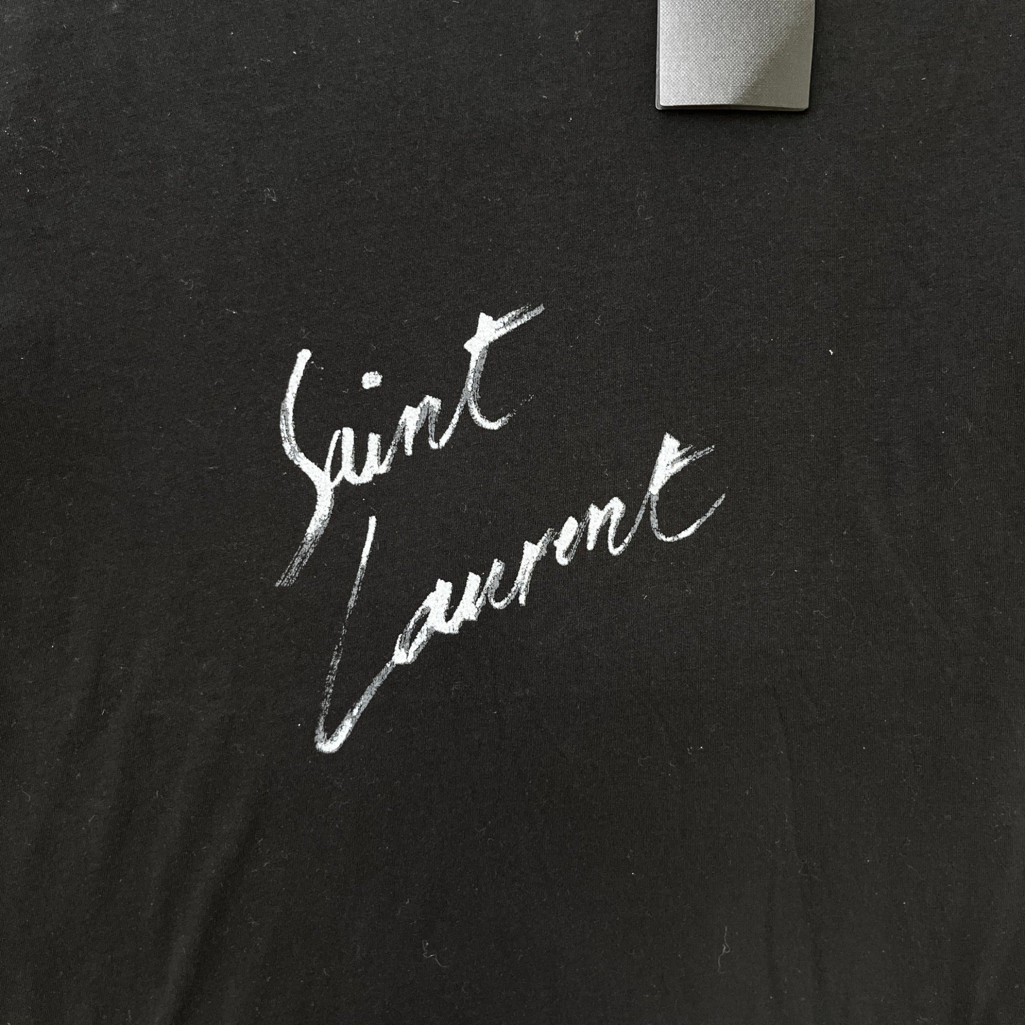 Men's Signature Logo T-Shirt Black Size S