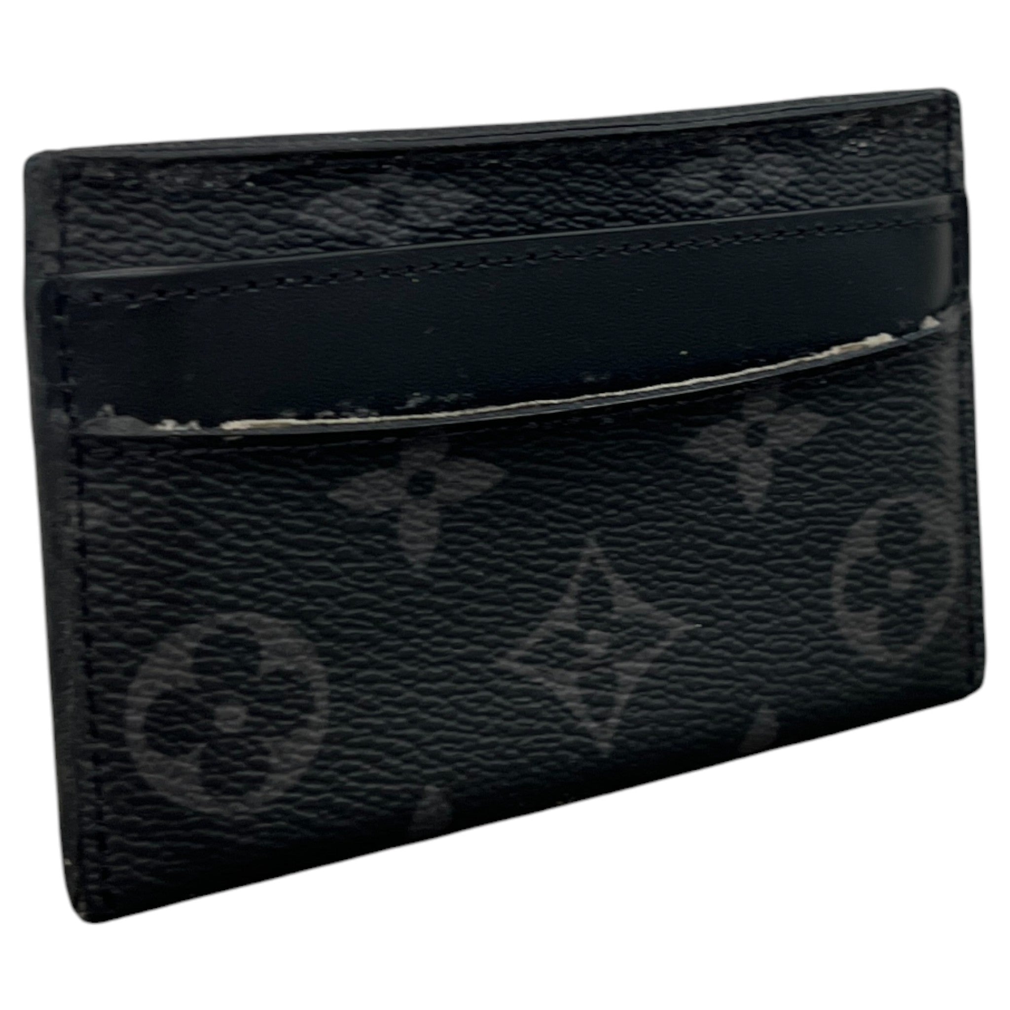 Men's Monogram Eclipse Double Card Holder Black