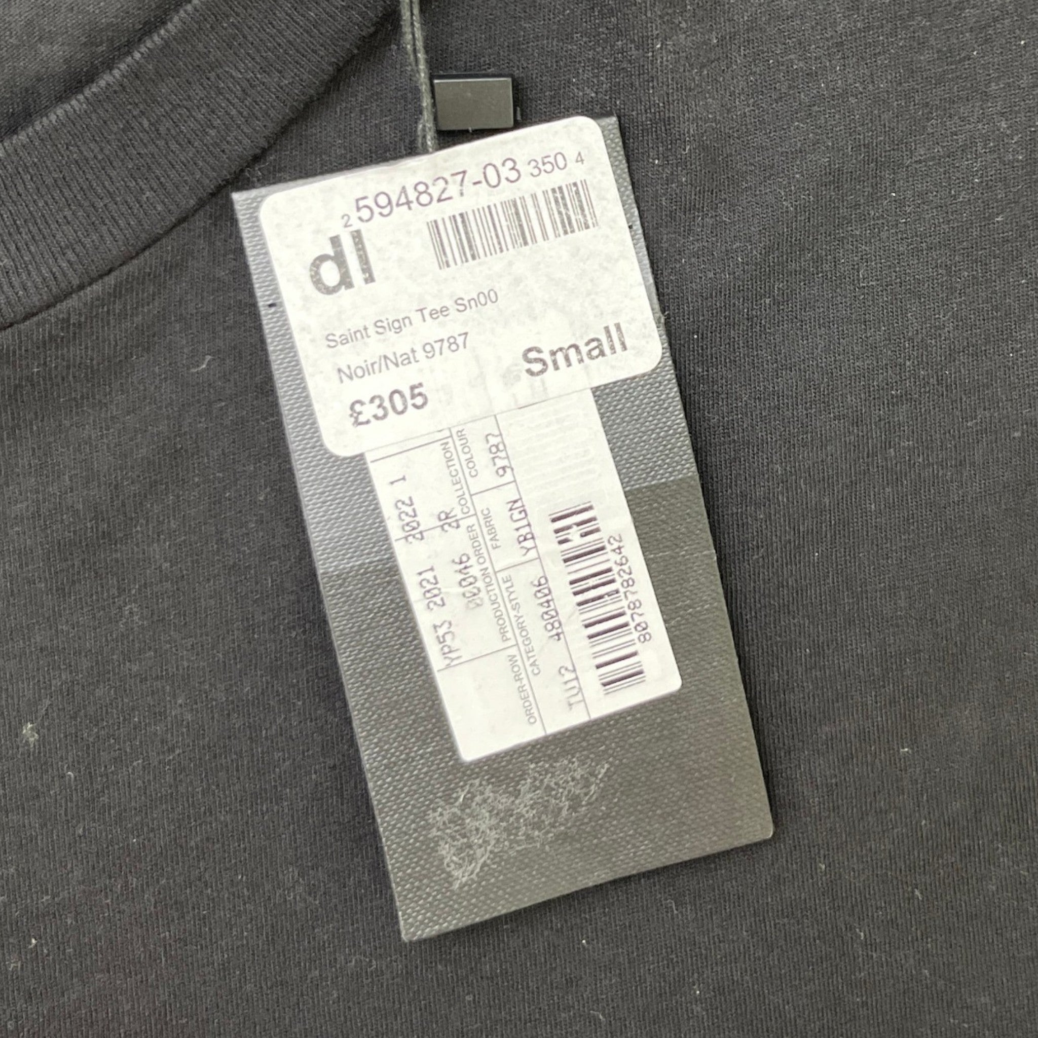 Men's Signature Logo T-Shirt Black Size S