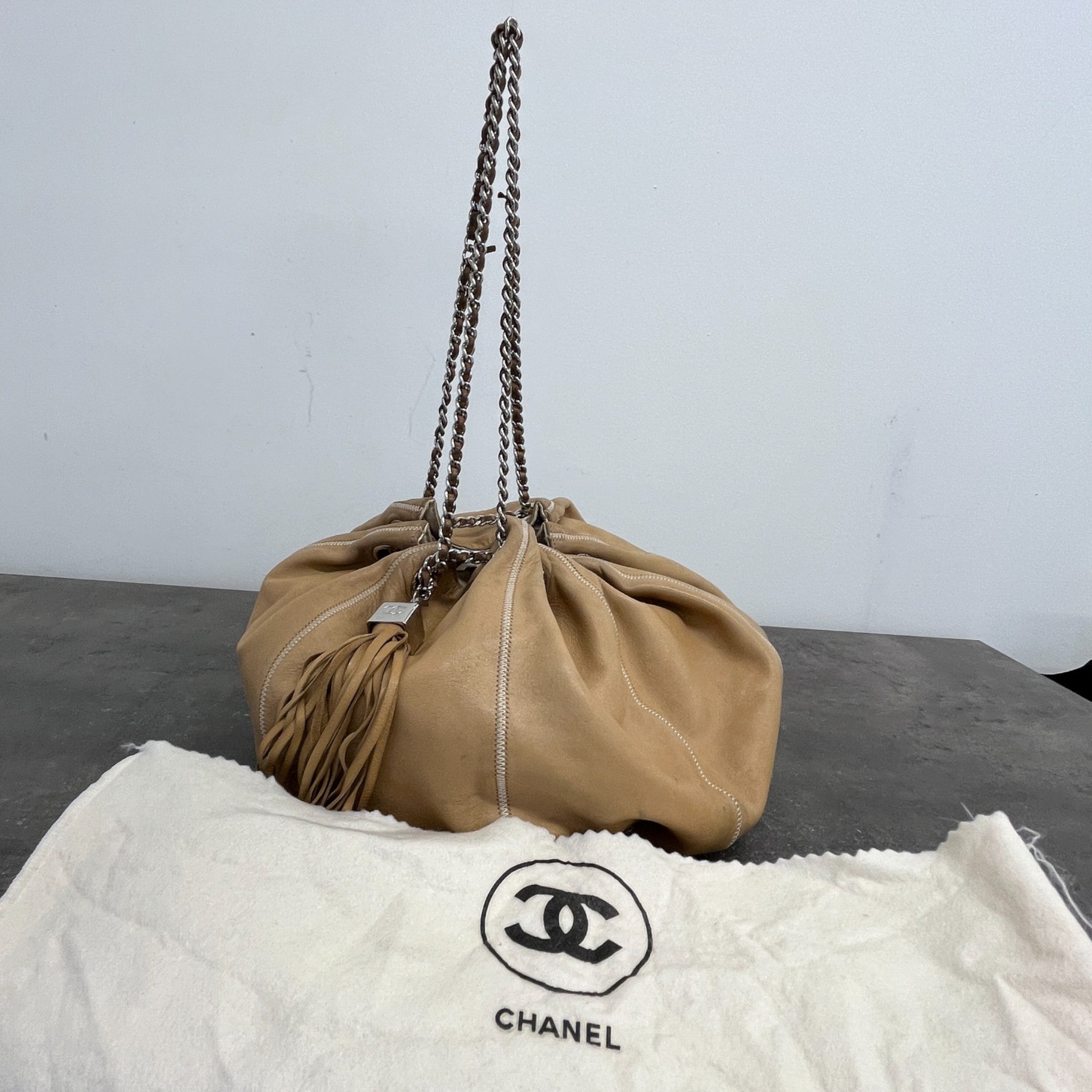 Women's Sac Cordon Bag Beige