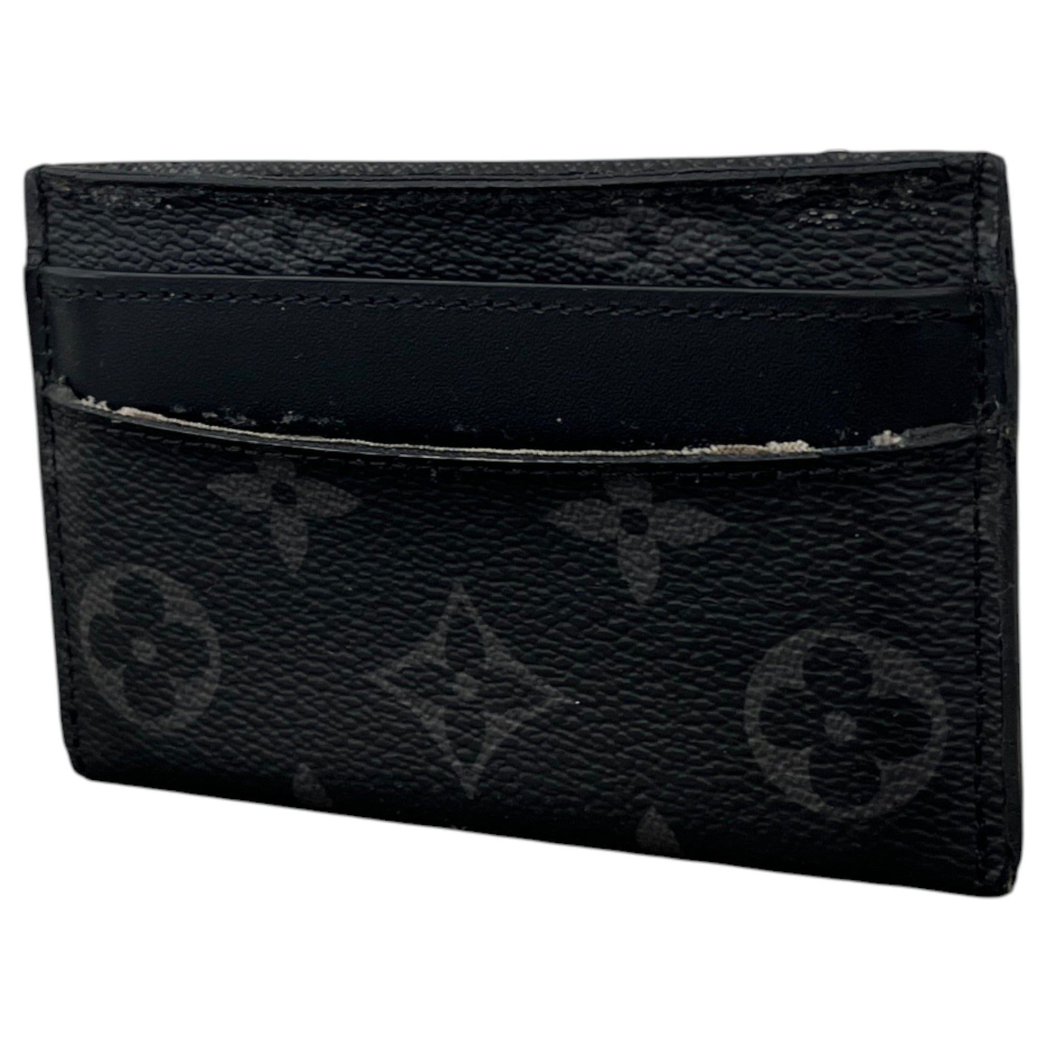 Men's Monogram Eclipse Double Card Holder Black
