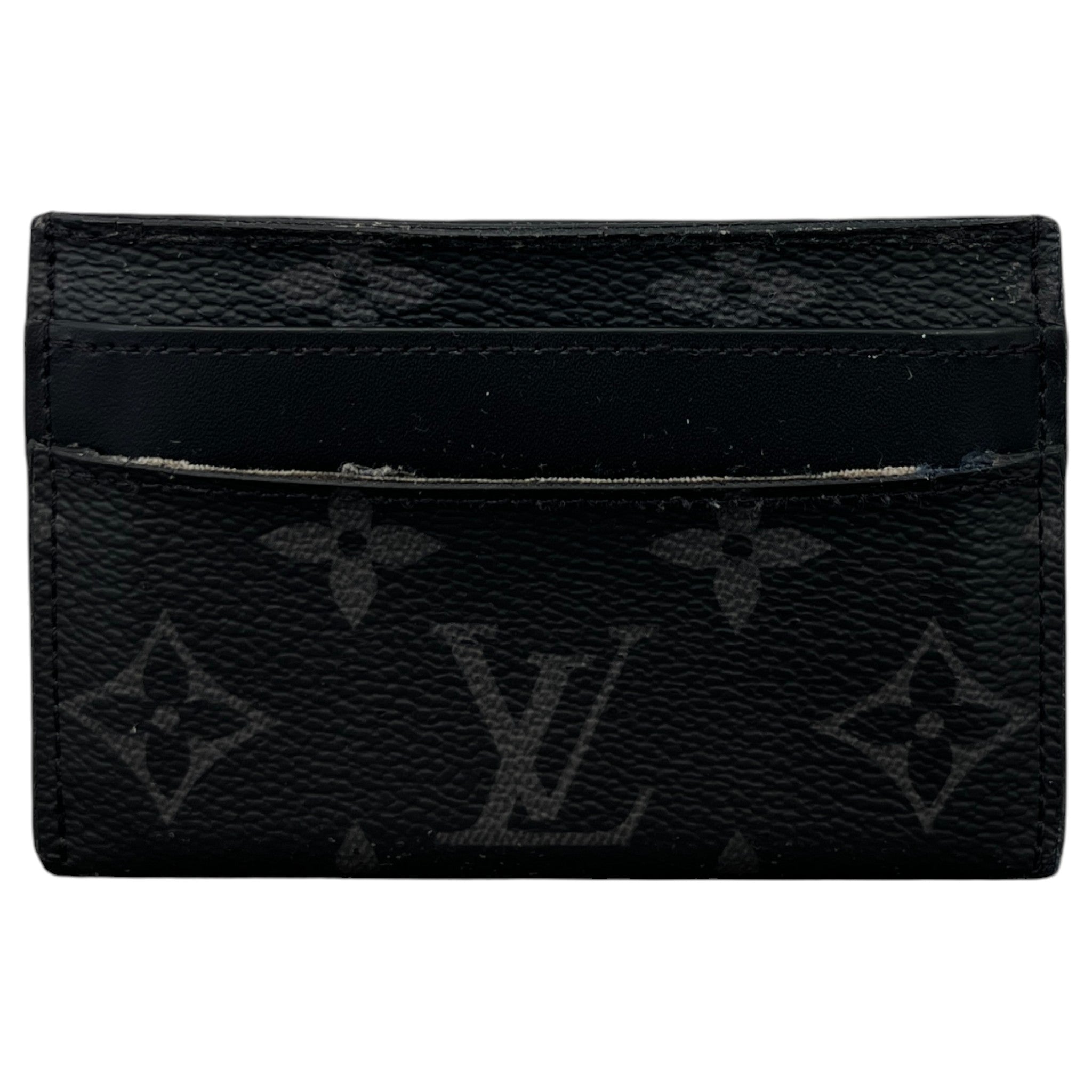 Men's Monogram Eclipse Double Card Holder Black