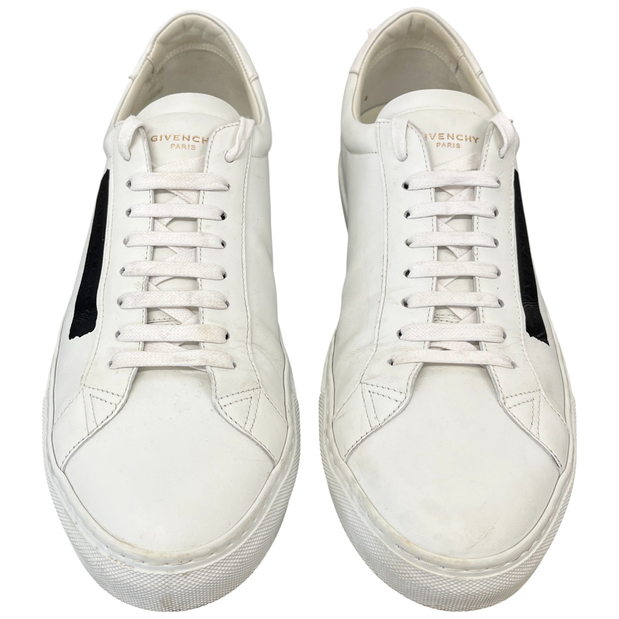 Men's Tape Logo Low Trainers White Size EU 45 / UK 11