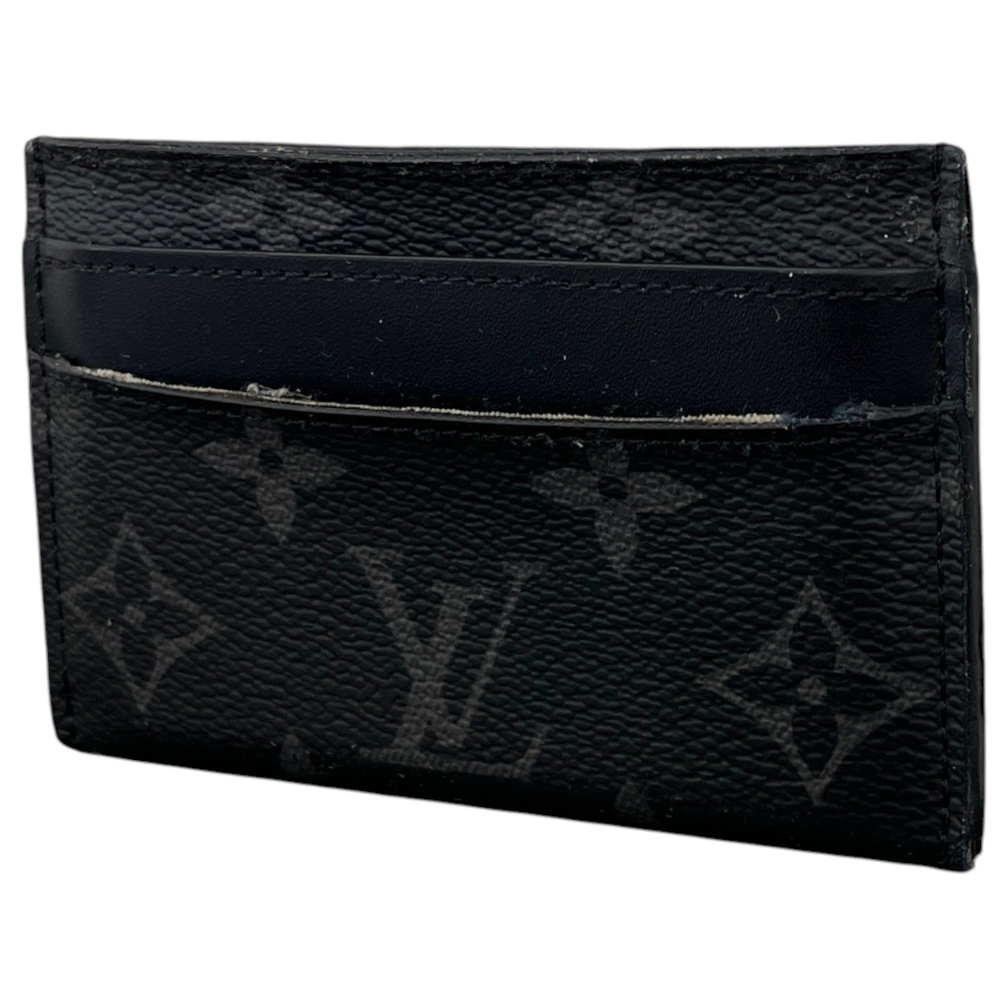Men's Monogram Eclipse Double Card Holder Black