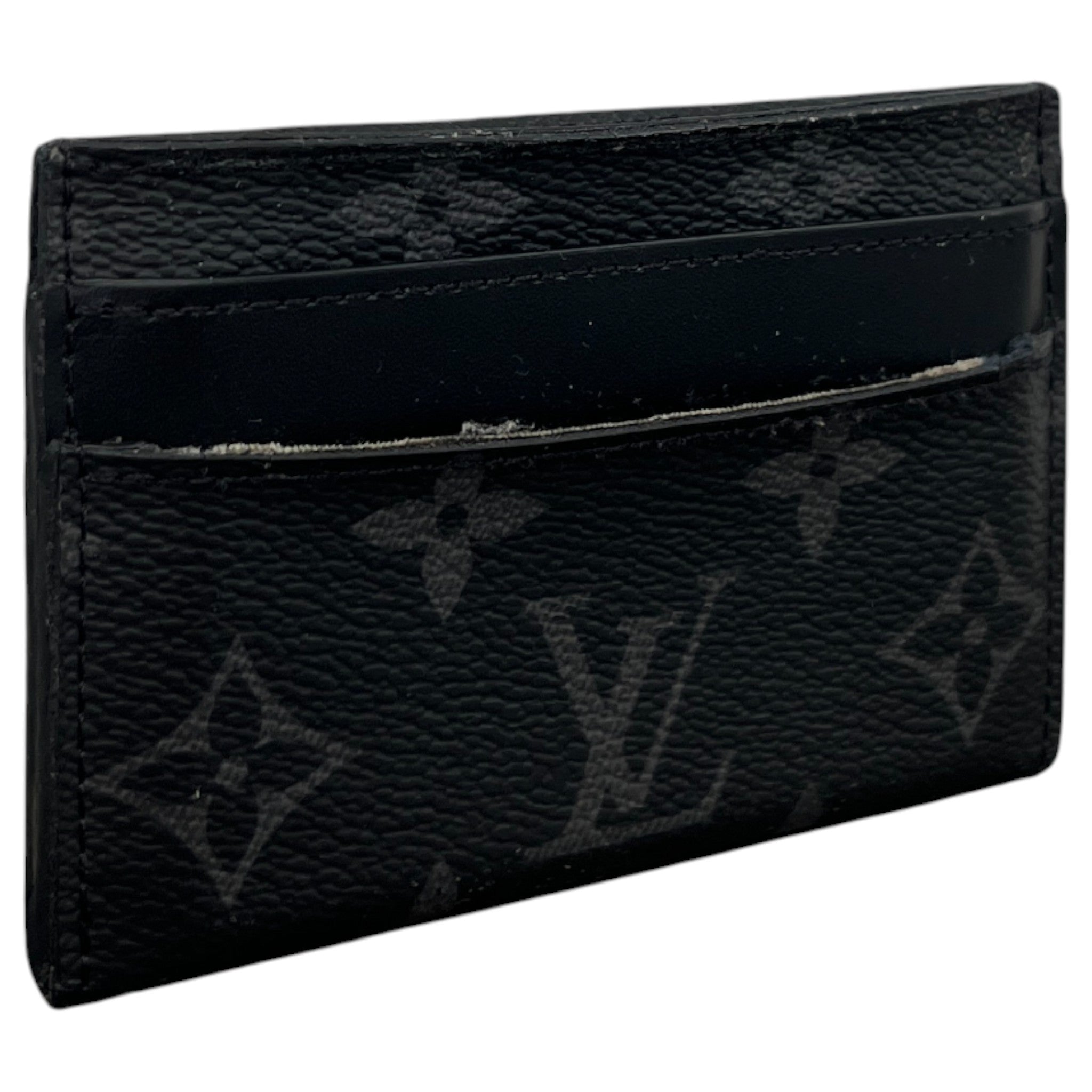 Men's Monogram Eclipse Double Card Holder Black