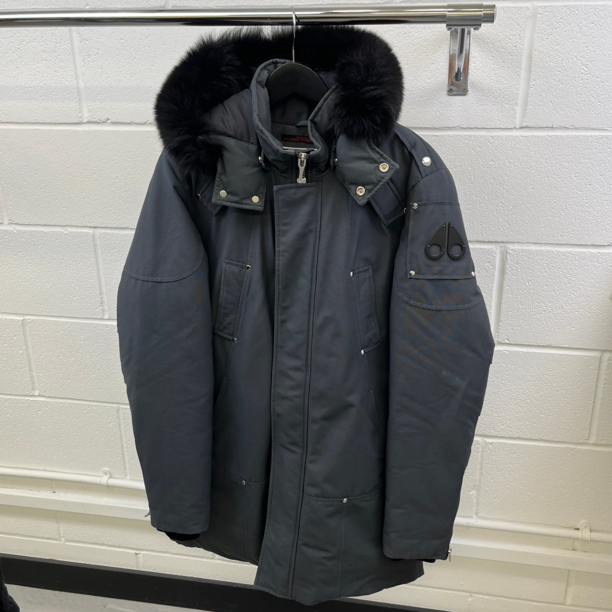 Men's 3Q Down Jacket Grey Size L