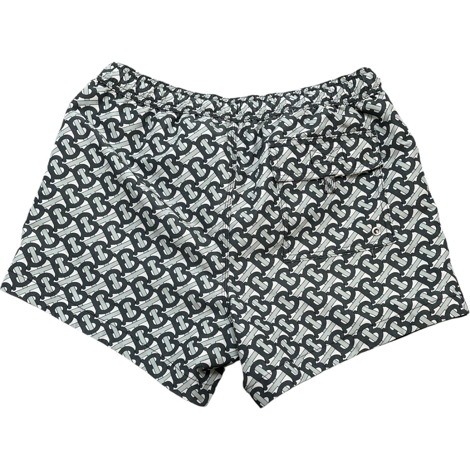 Men's Bt Monogram Swim Shorts Grey Size S