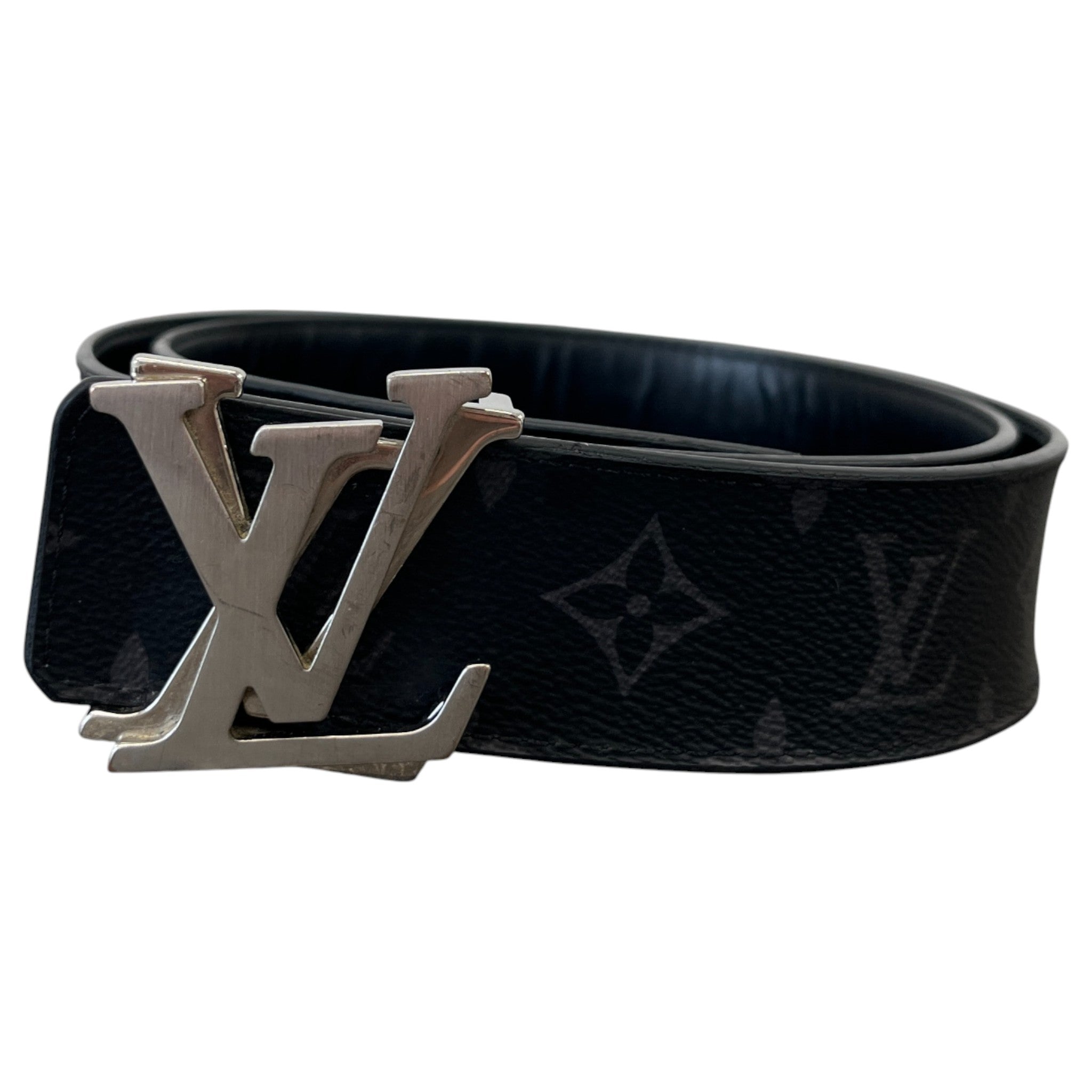 Men's Lv Initiales Belt Black