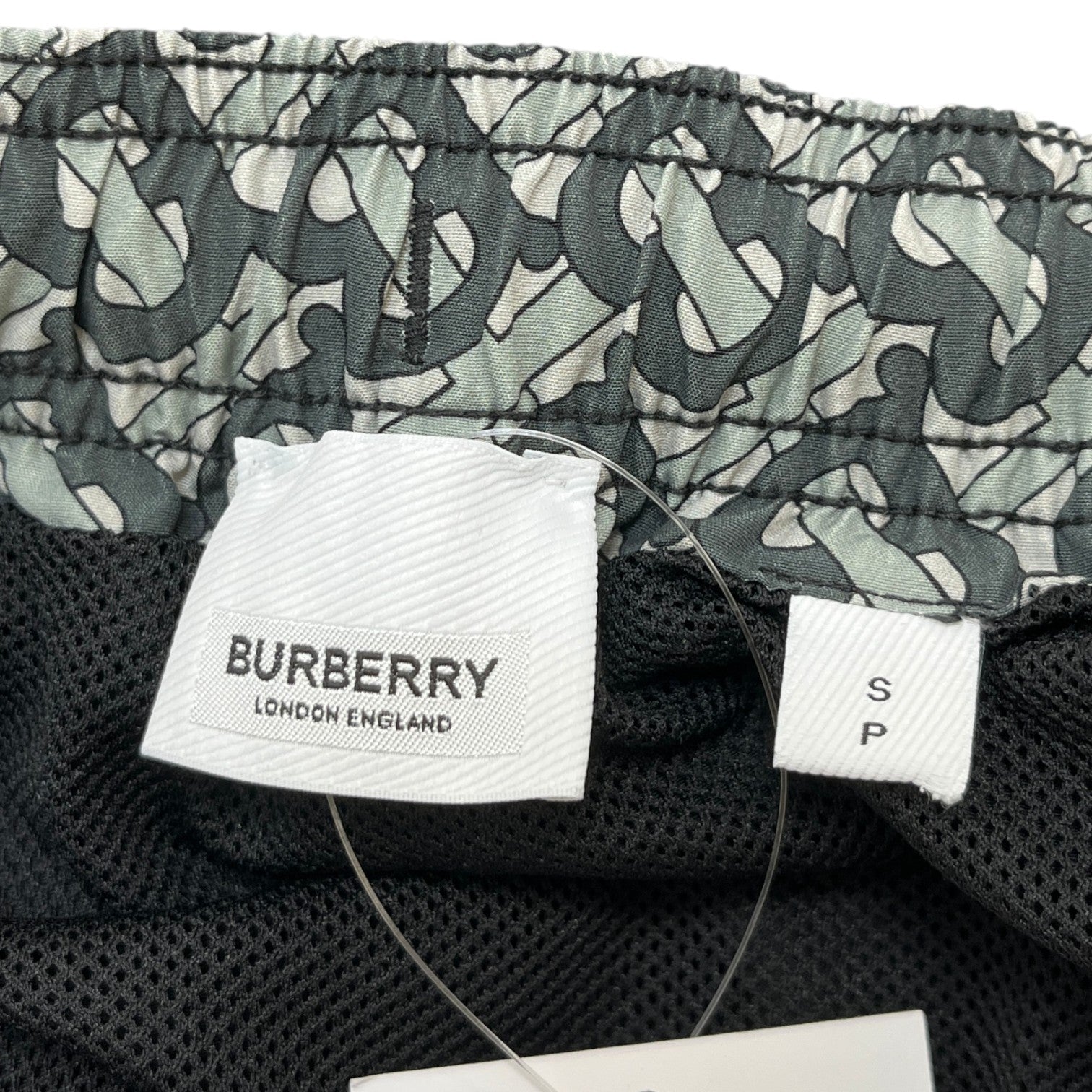 Men's Bt Monogram Swim Shorts Grey Size S