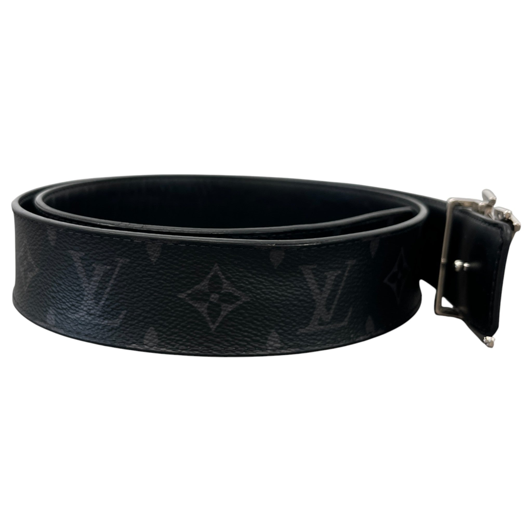 Men's Lv Initiales Belt Black