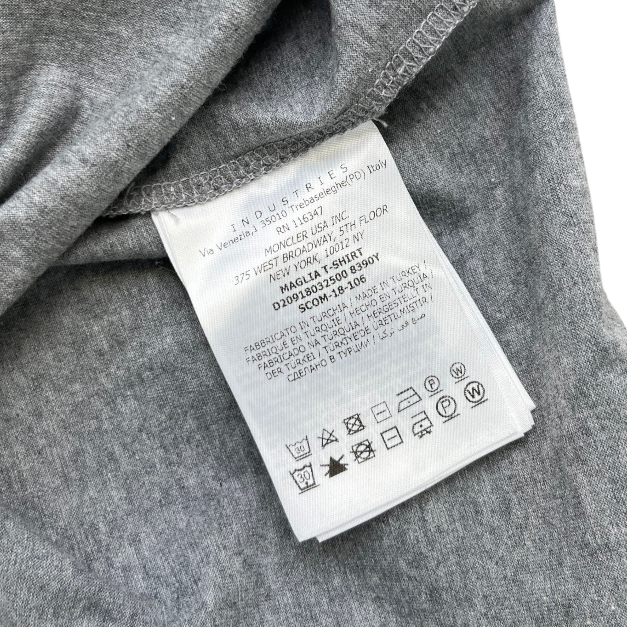 Men's Maglia T-Shirt Grey Size M