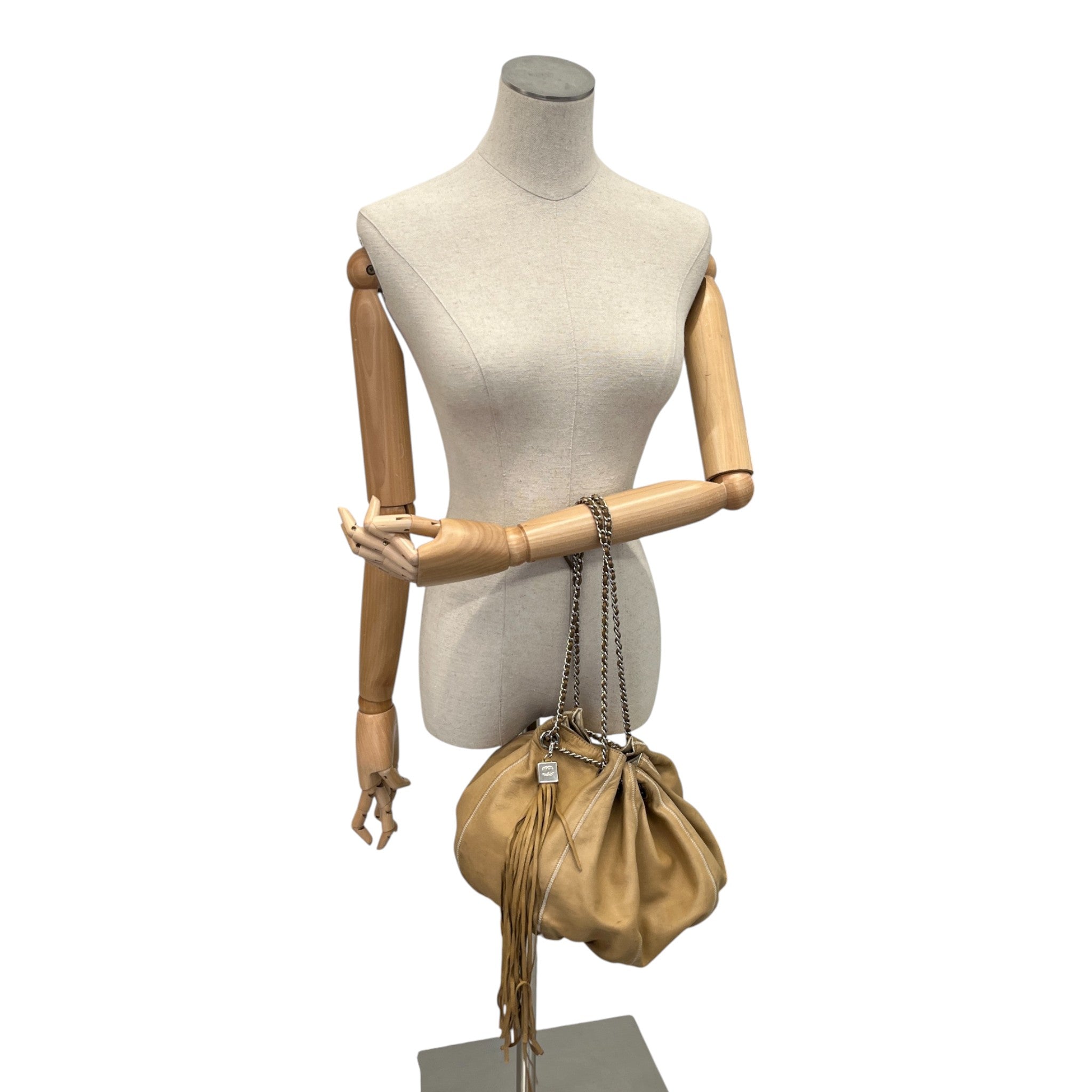 Women's Sac Cordon Bag Beige