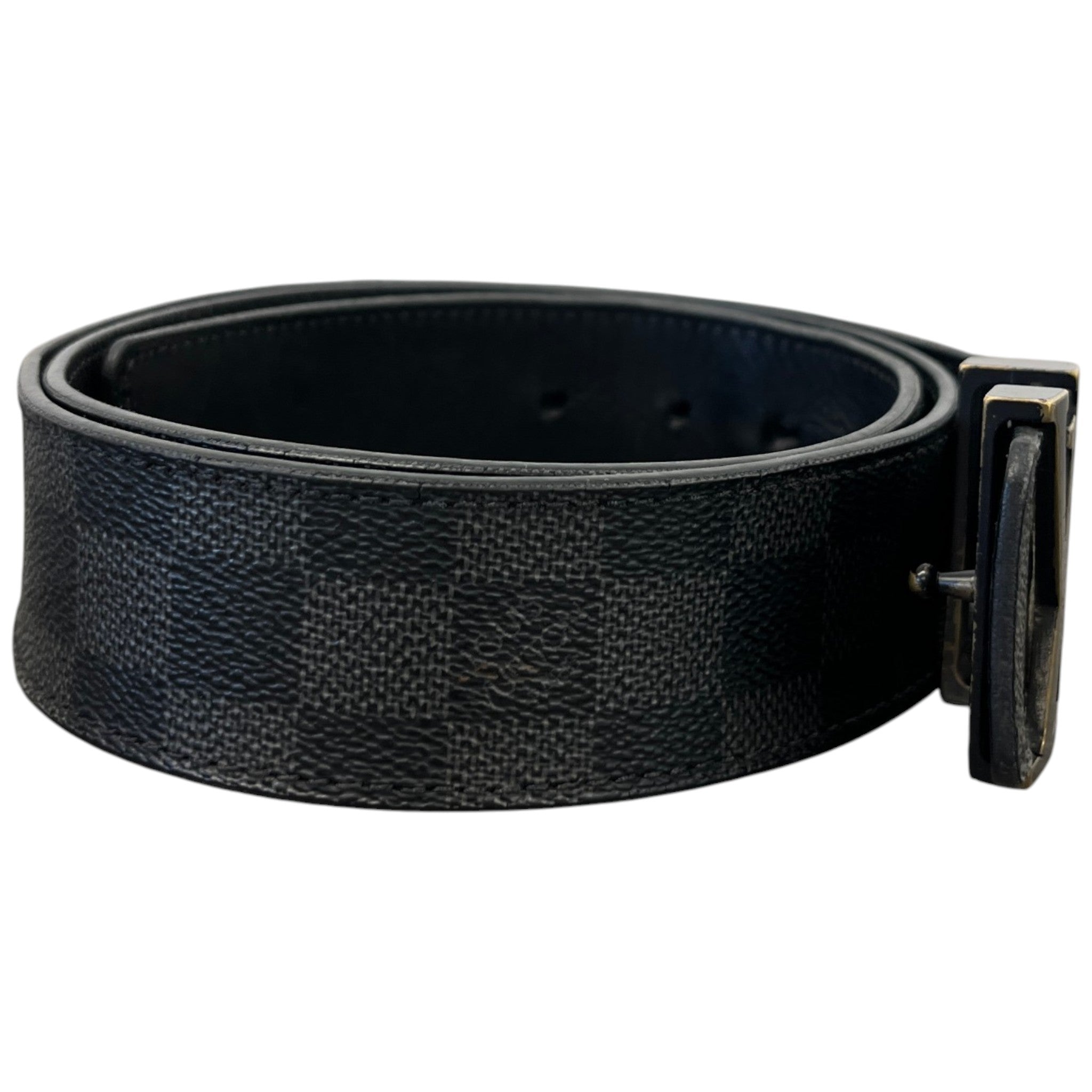 Men's Lv Belt Black Size Waist 32"