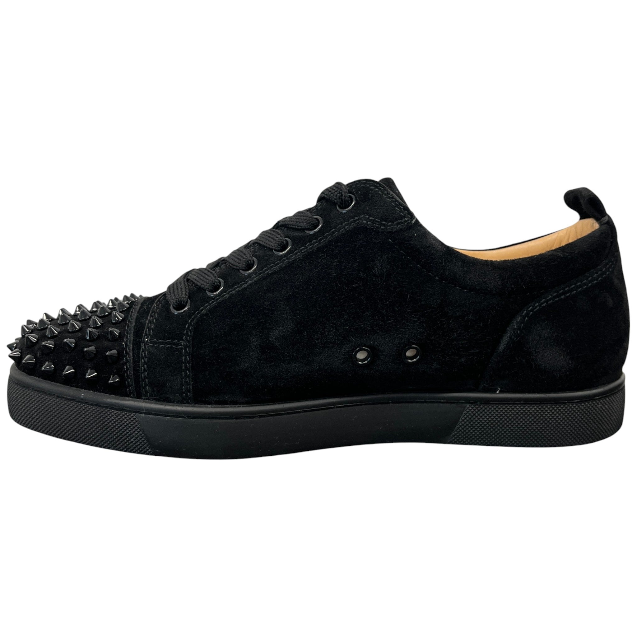 Men's Louis Junior Spikes Flat Low Trainers Black Size EU 42 / UK 8
