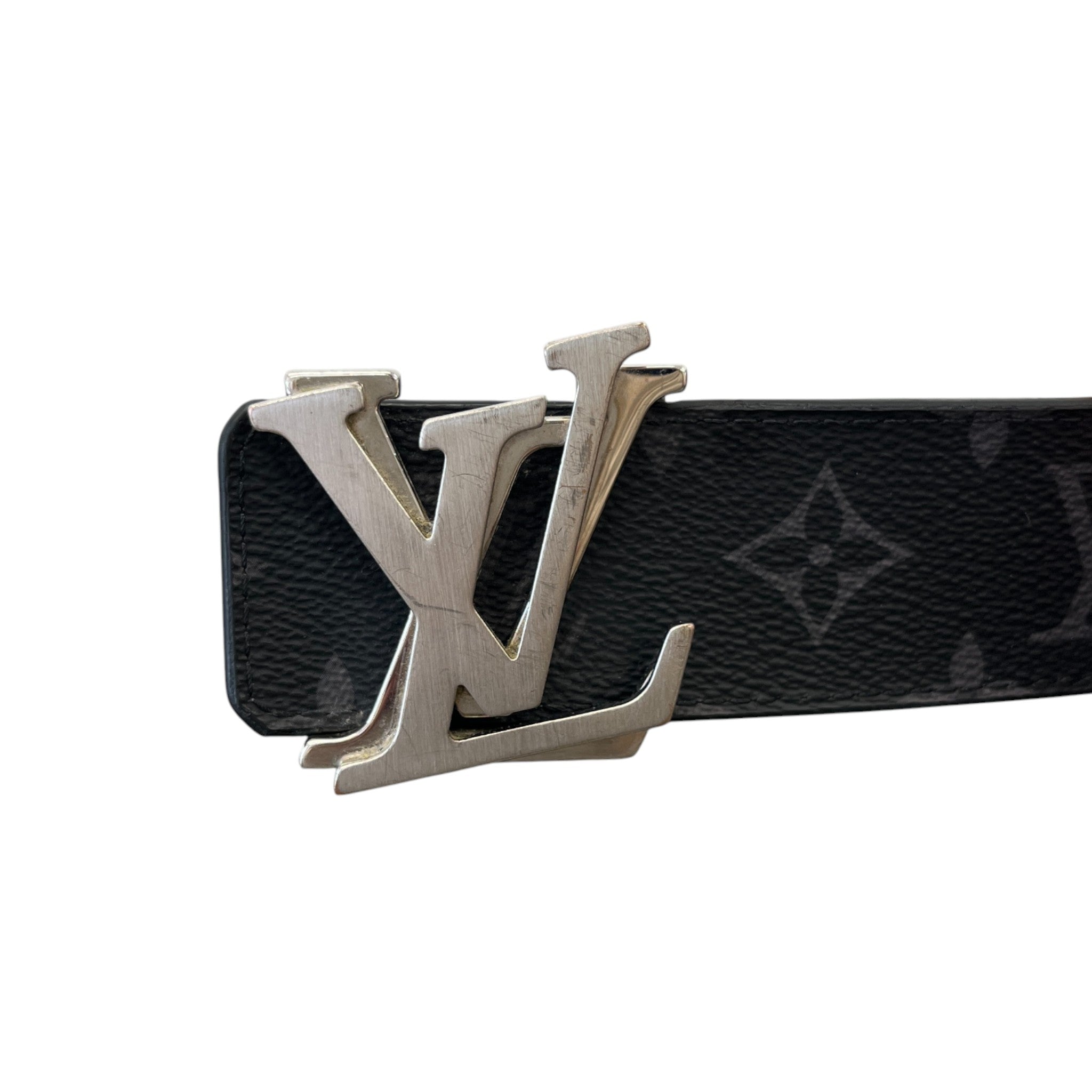 Men's Lv Initiales Belt Black