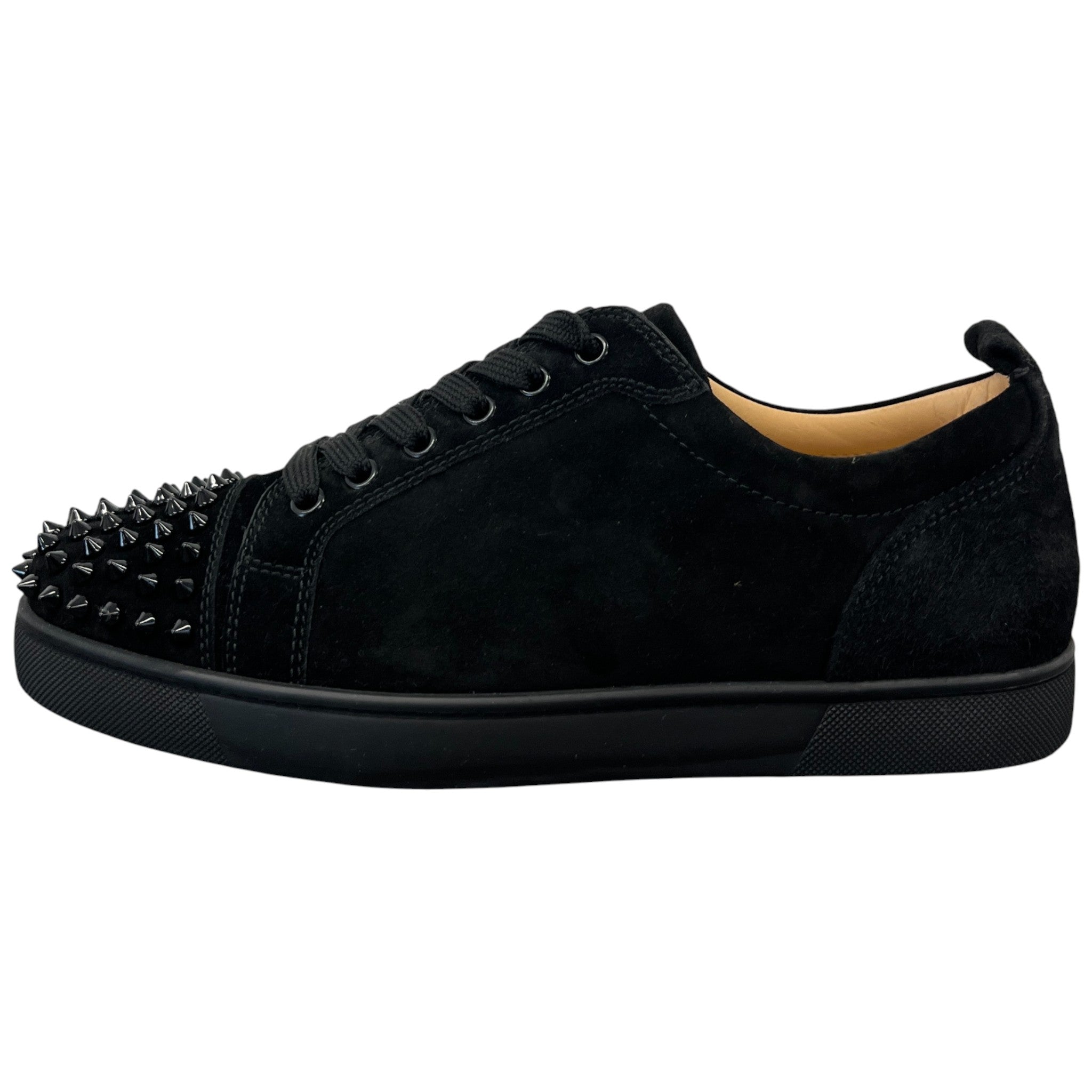 Men's Louis Junior Spikes Flat Low Trainers Black Size EU 42 / UK 8